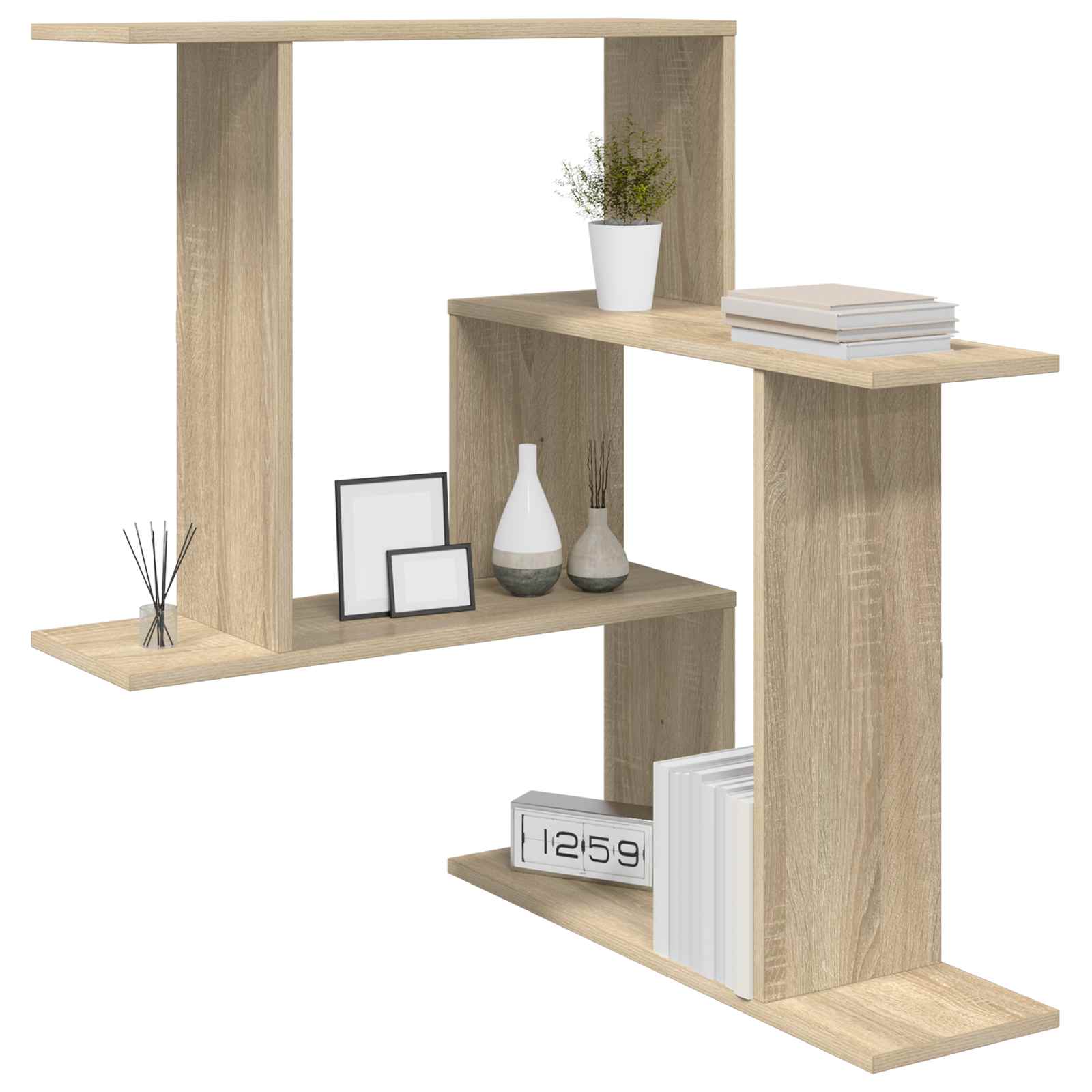 Wall Shelf Sonoma Oak Engineered Wood | Simpledeals