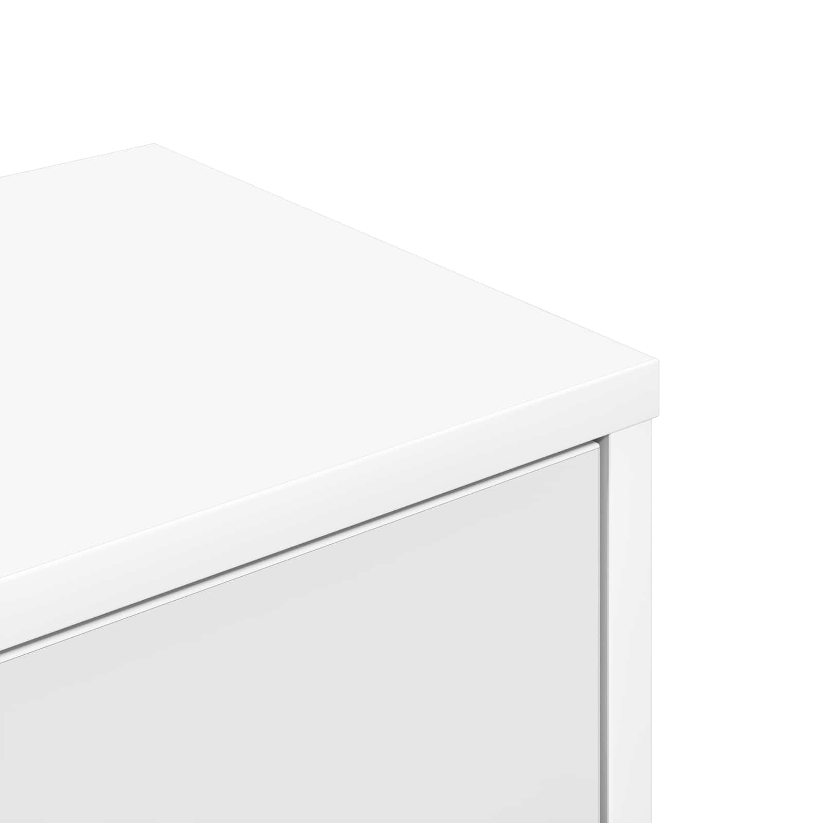 Corner Wall Shelf White 7-Tier 120cm | Simpledeals