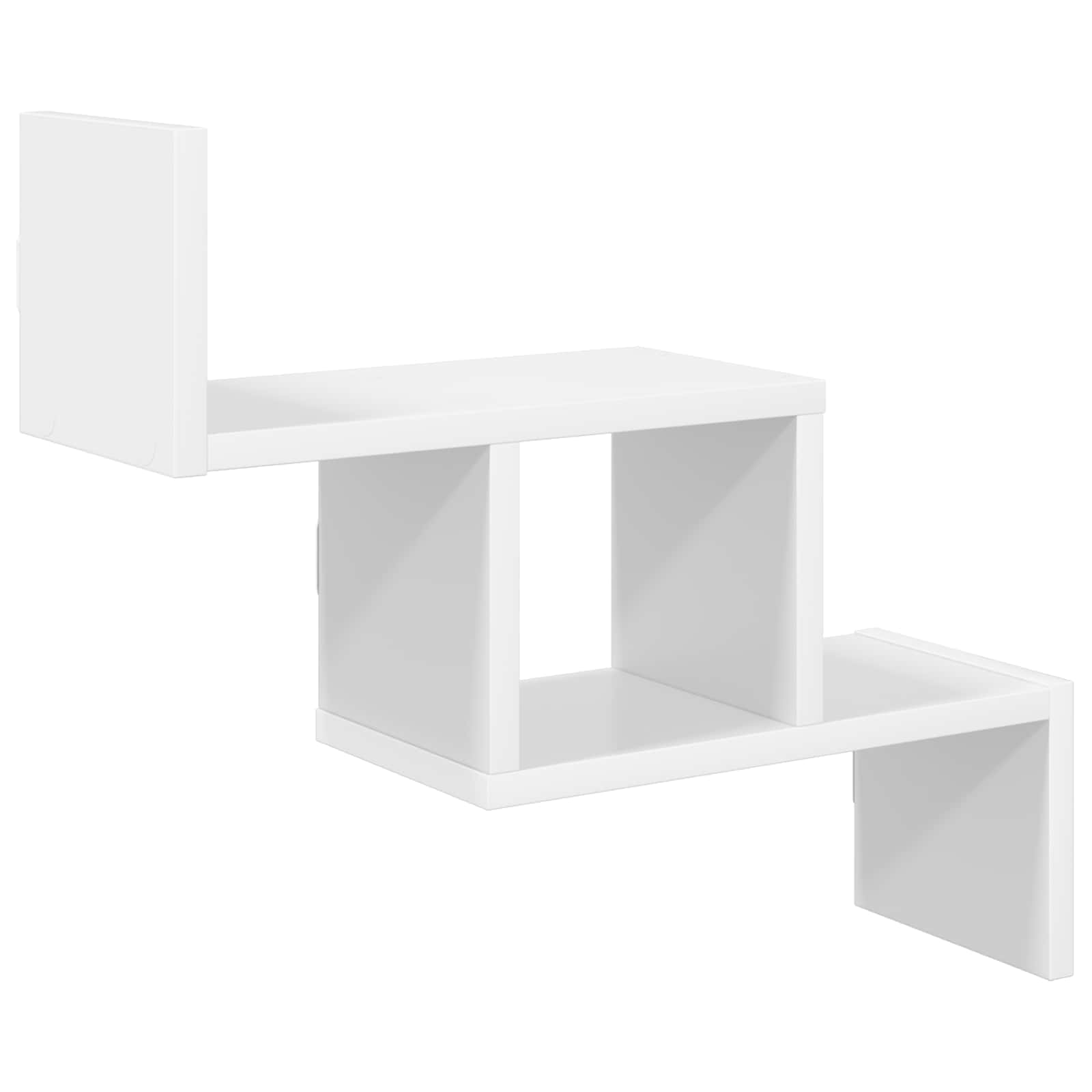 White Wall Shelf 48cm Engineered Wood | Simpledeals