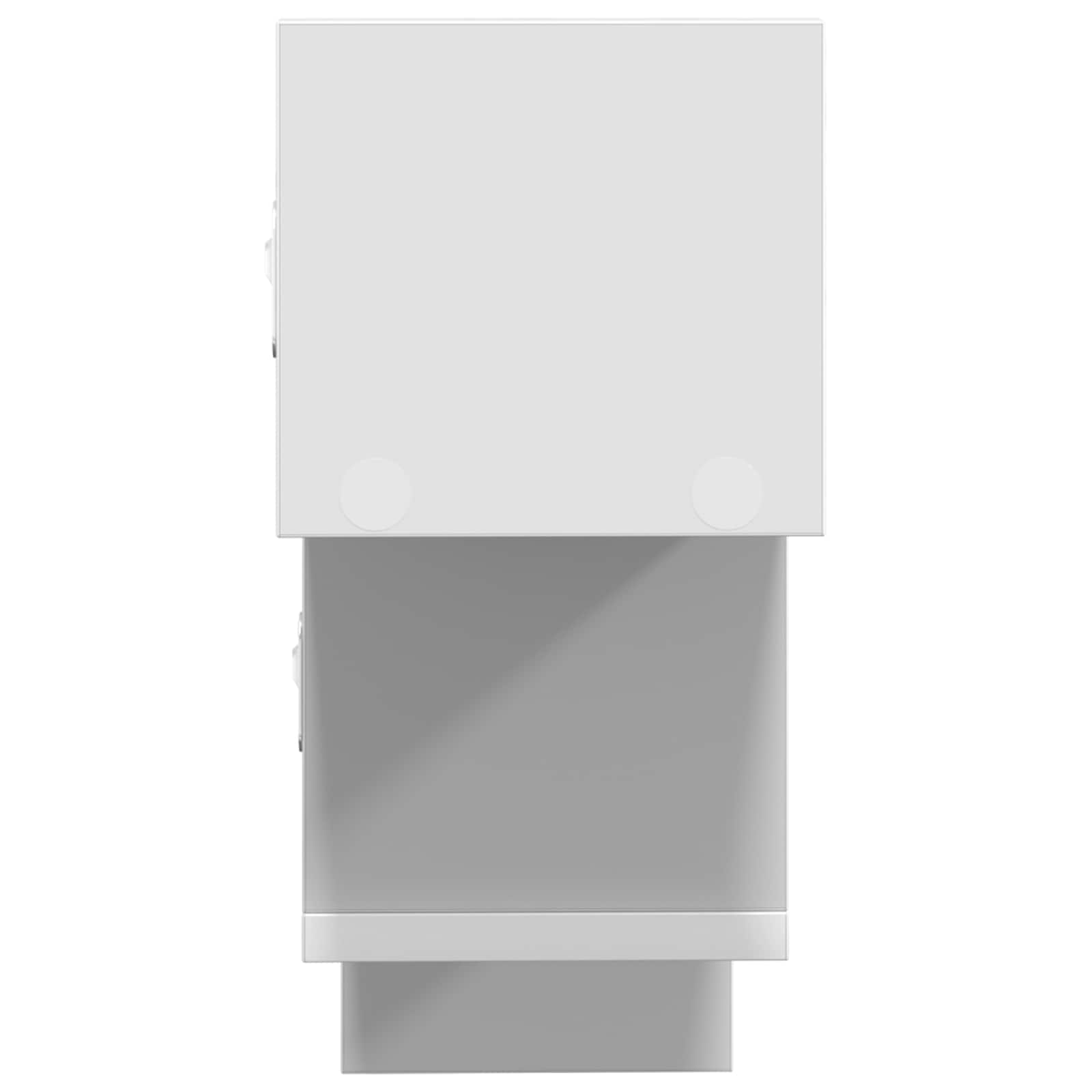 White Wall Shelf 48cm Engineered Wood | Simpledeals