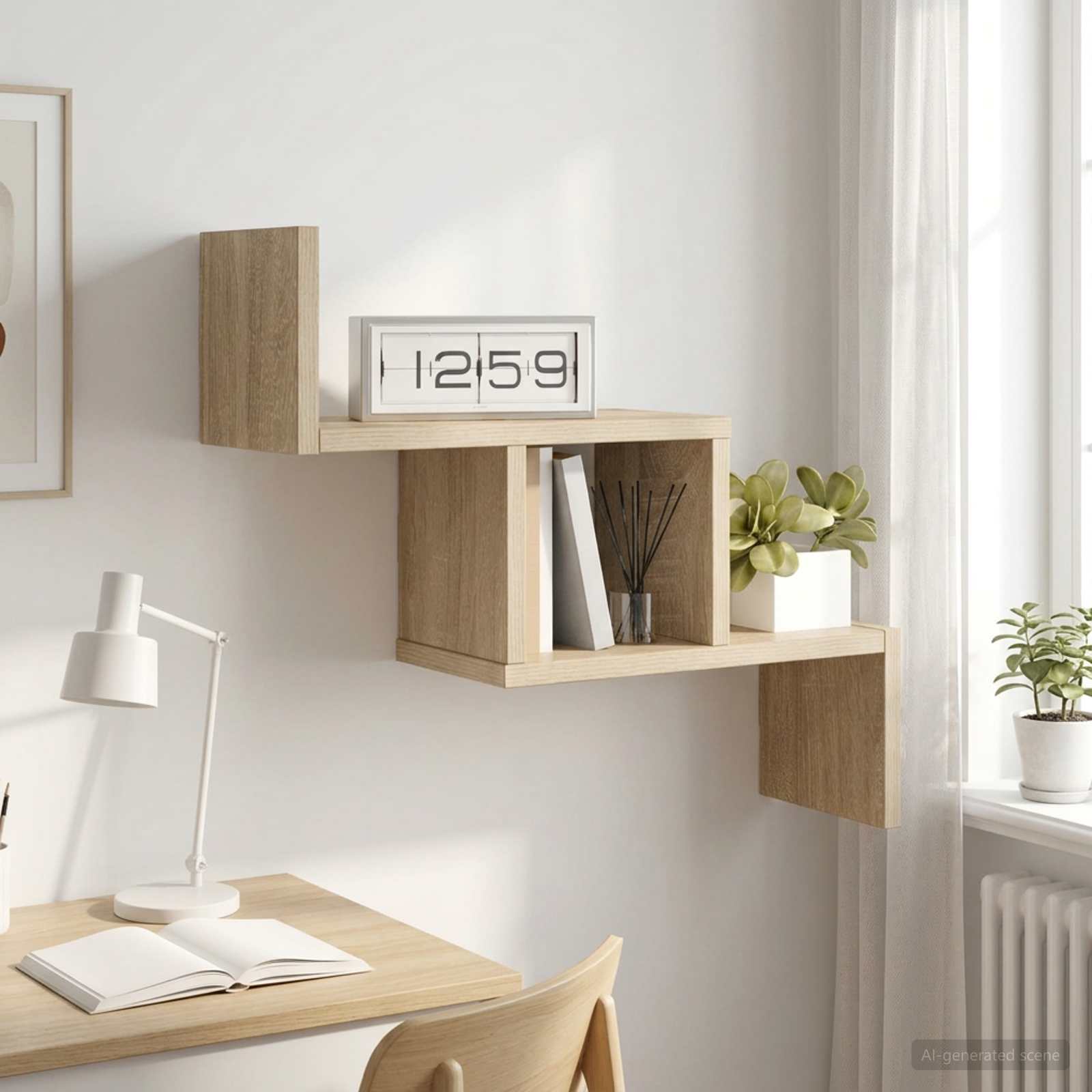 Wall Shelf Sonoma Oak 48cm Engineered Wood | Simpledeals