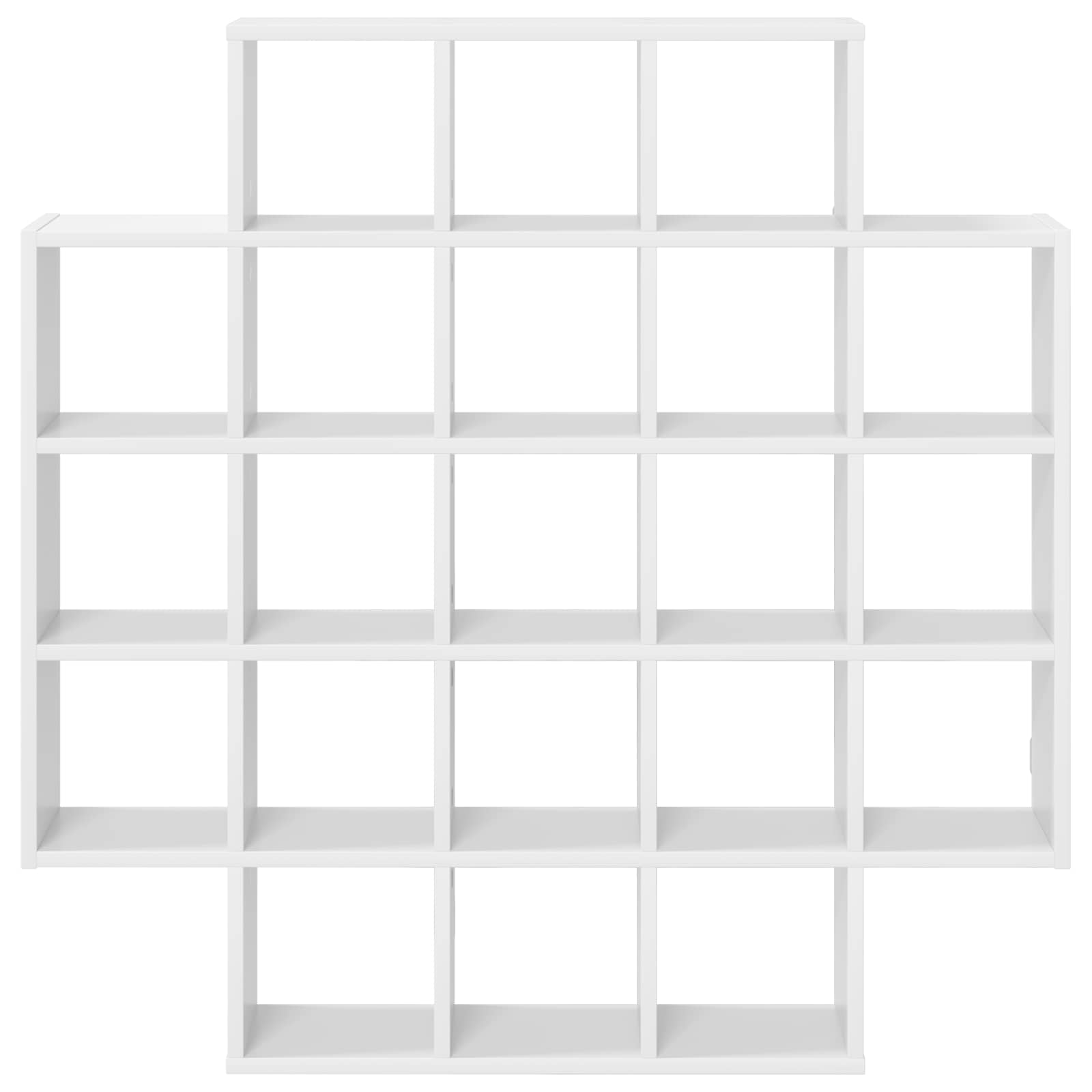 White Wall Shelf 21 Compartments 100cm | Simpledeals