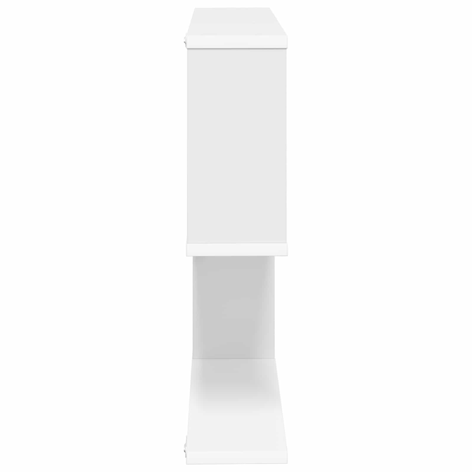 White Wall Shelf 4 Compartments 60cm | Simpledeals