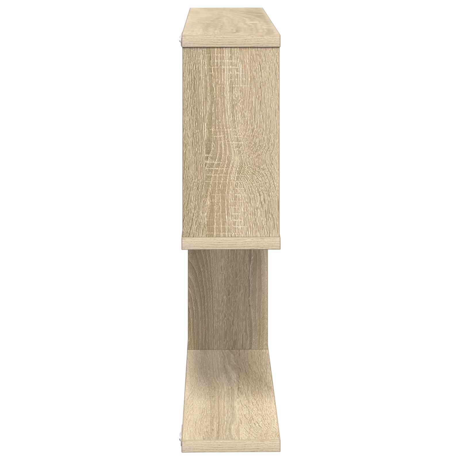Wall Shelf Sonoma Oak 4 Compartments | Simpledeals