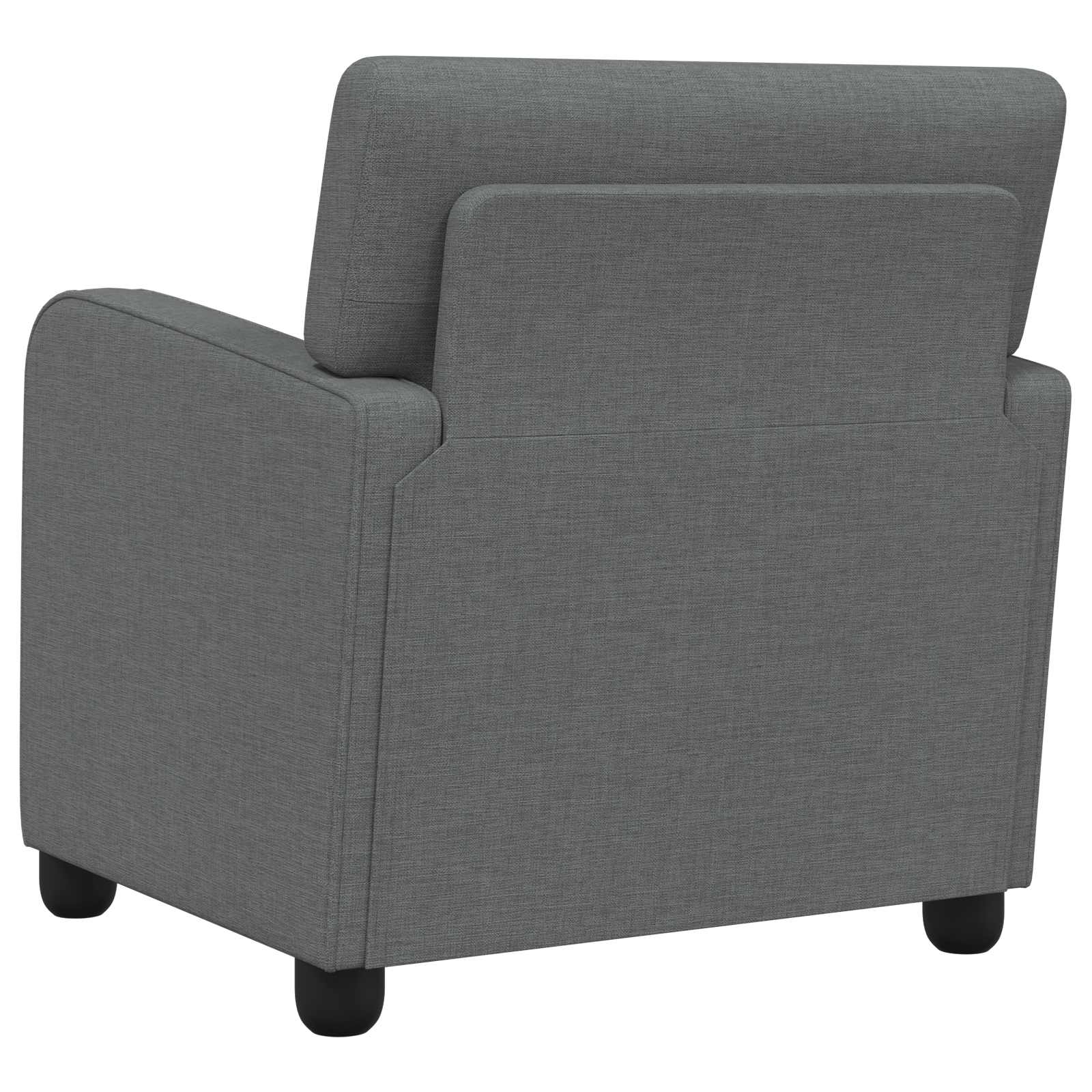 Grey Fabric Armchair Modern 70x79x78cm