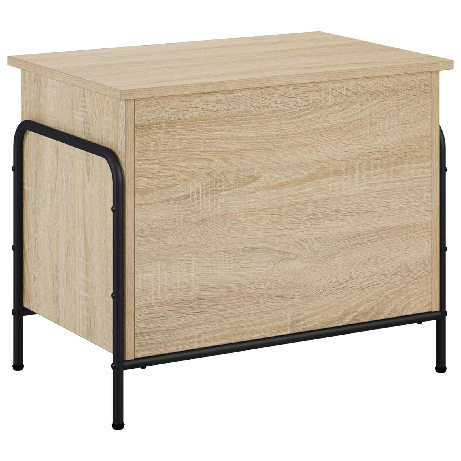 Storage Box Oak Finish 80x40x49.5cm