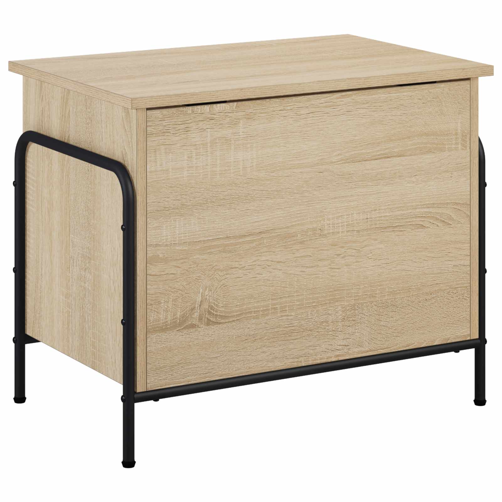 Storage Box Oak Finish 80x40x49.5cm