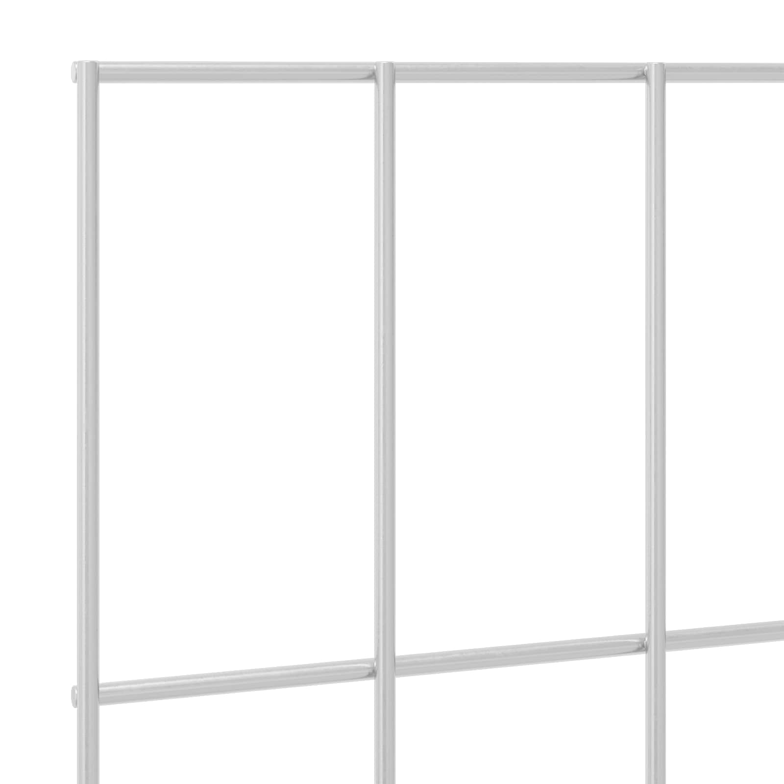 Galvanised Steel Garden Fence Panels 24pc | Simpledeals
