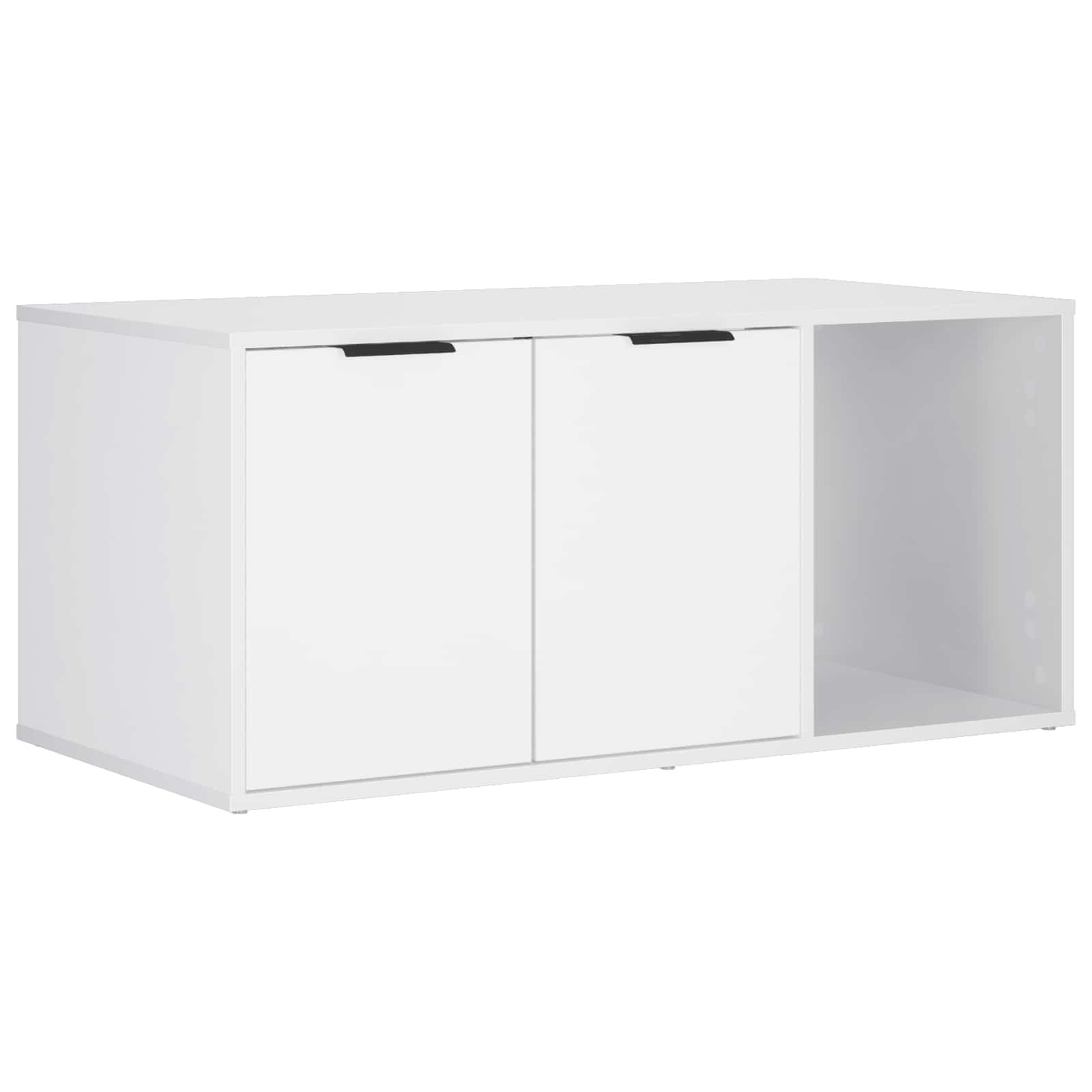 Cat Crate Furniture White Wood 100x49x45cm
