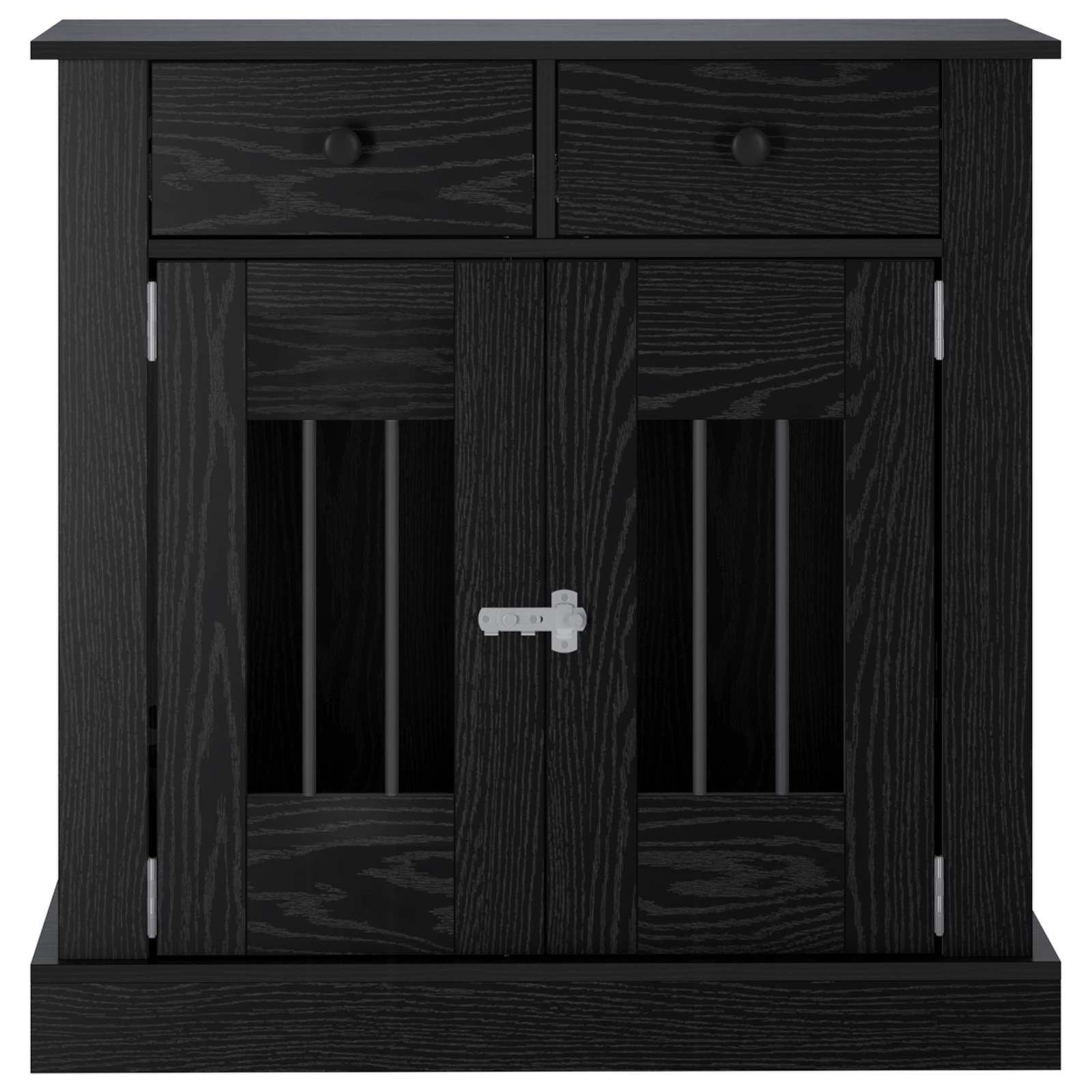 Dog Crate Furniture Black Oak 80x47.5x80cm
