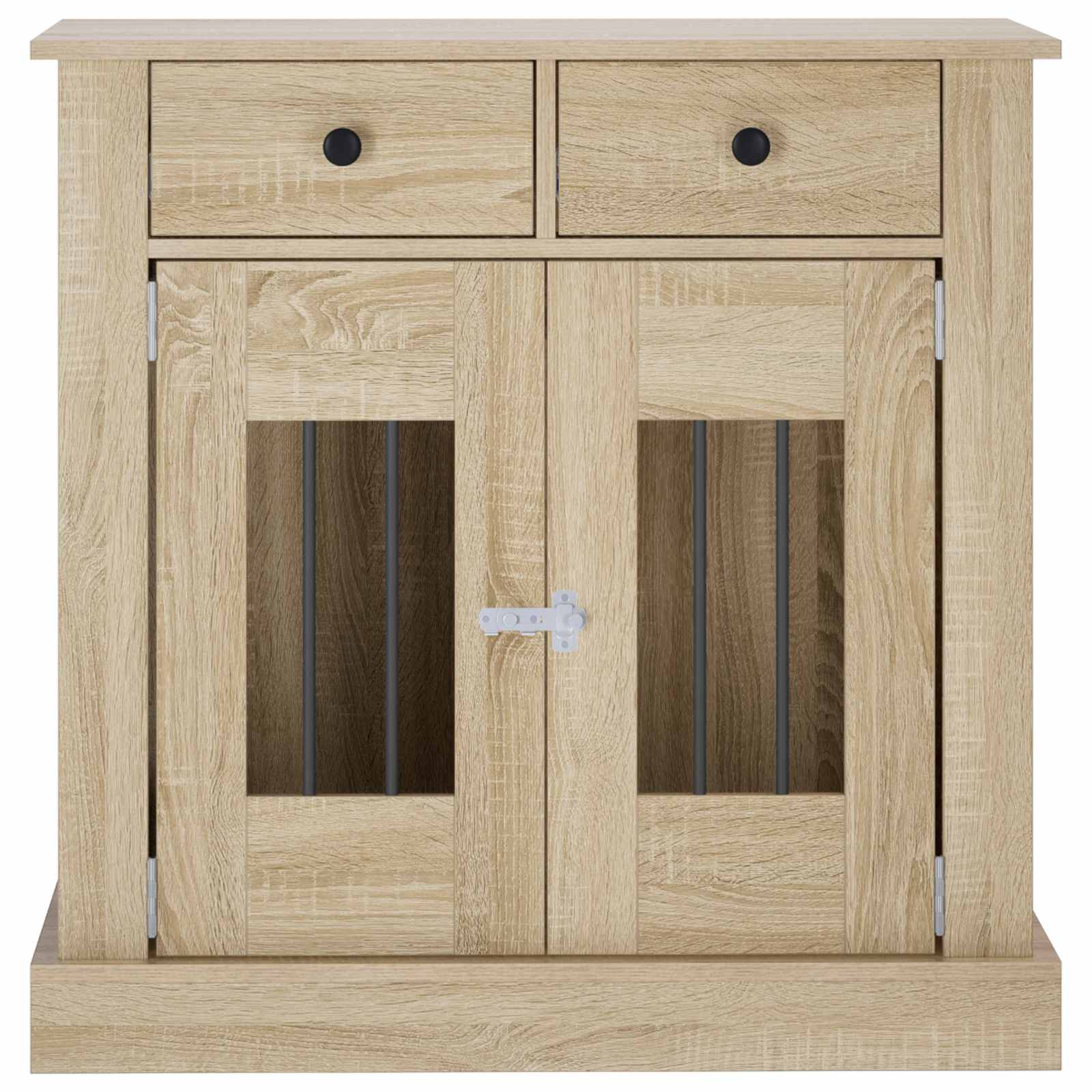 Dog Crate Furniture Oak 80x47.5x80cm