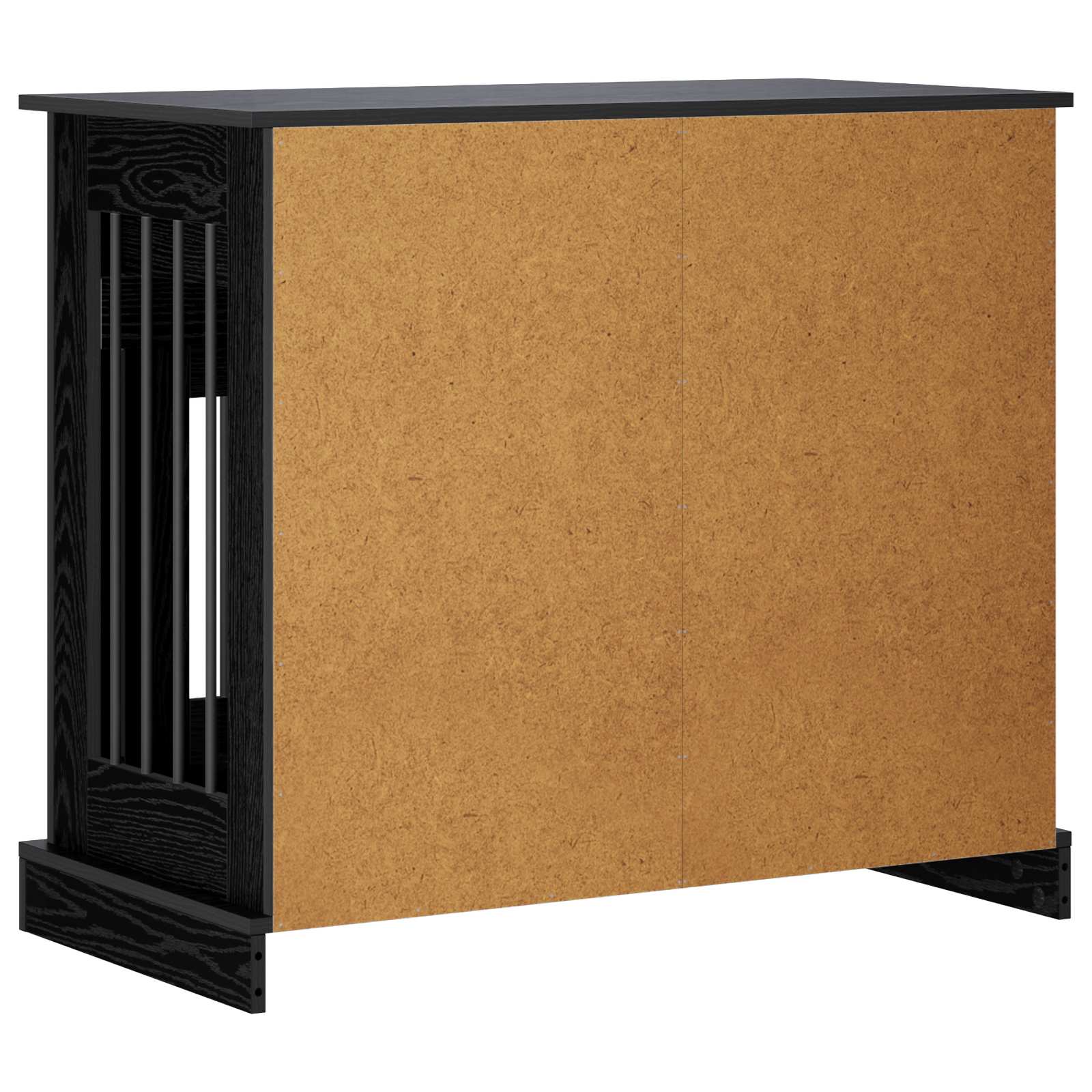 Dog Crate Furniture Black Oak 90x47.5x80cm