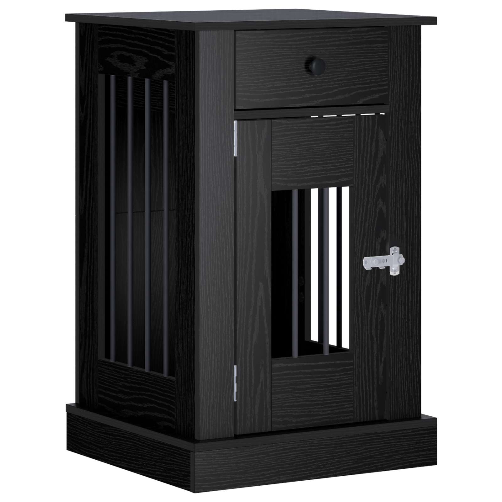 Dog Crate Furniture Black Oak 50x47.5x80cm