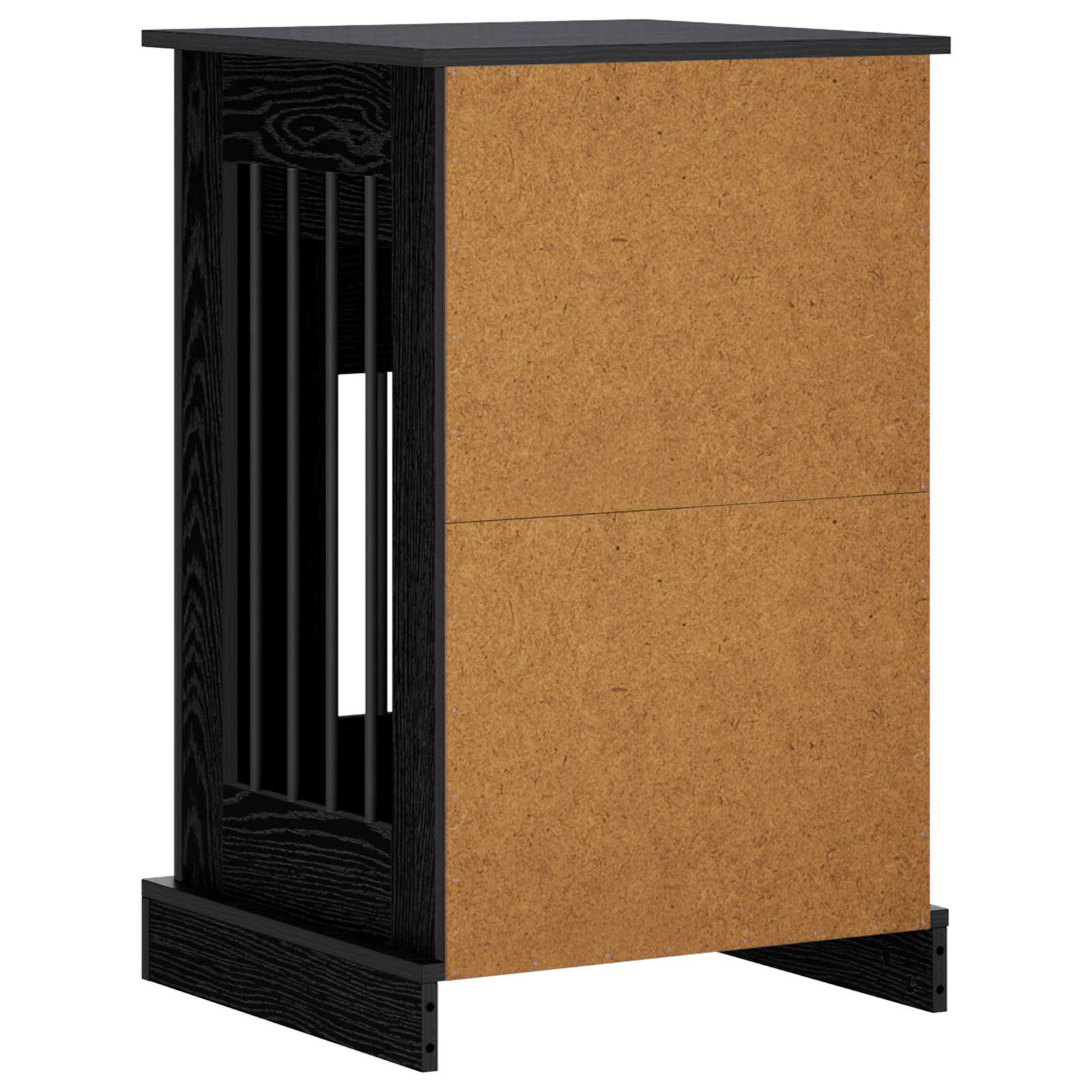 Dog Crate Furniture Black Oak 50x47.5x80cm
