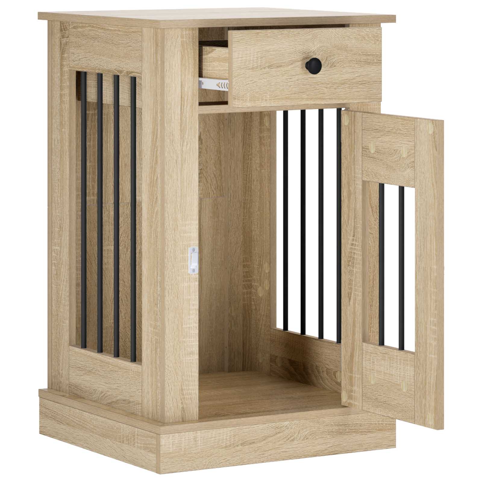 Dog Crate Furniture Oak 50x47.5x80cm