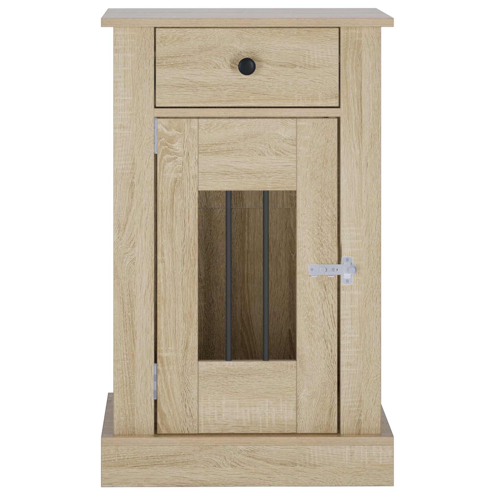 Dog Crate Furniture Oak 50x47.5x80cm