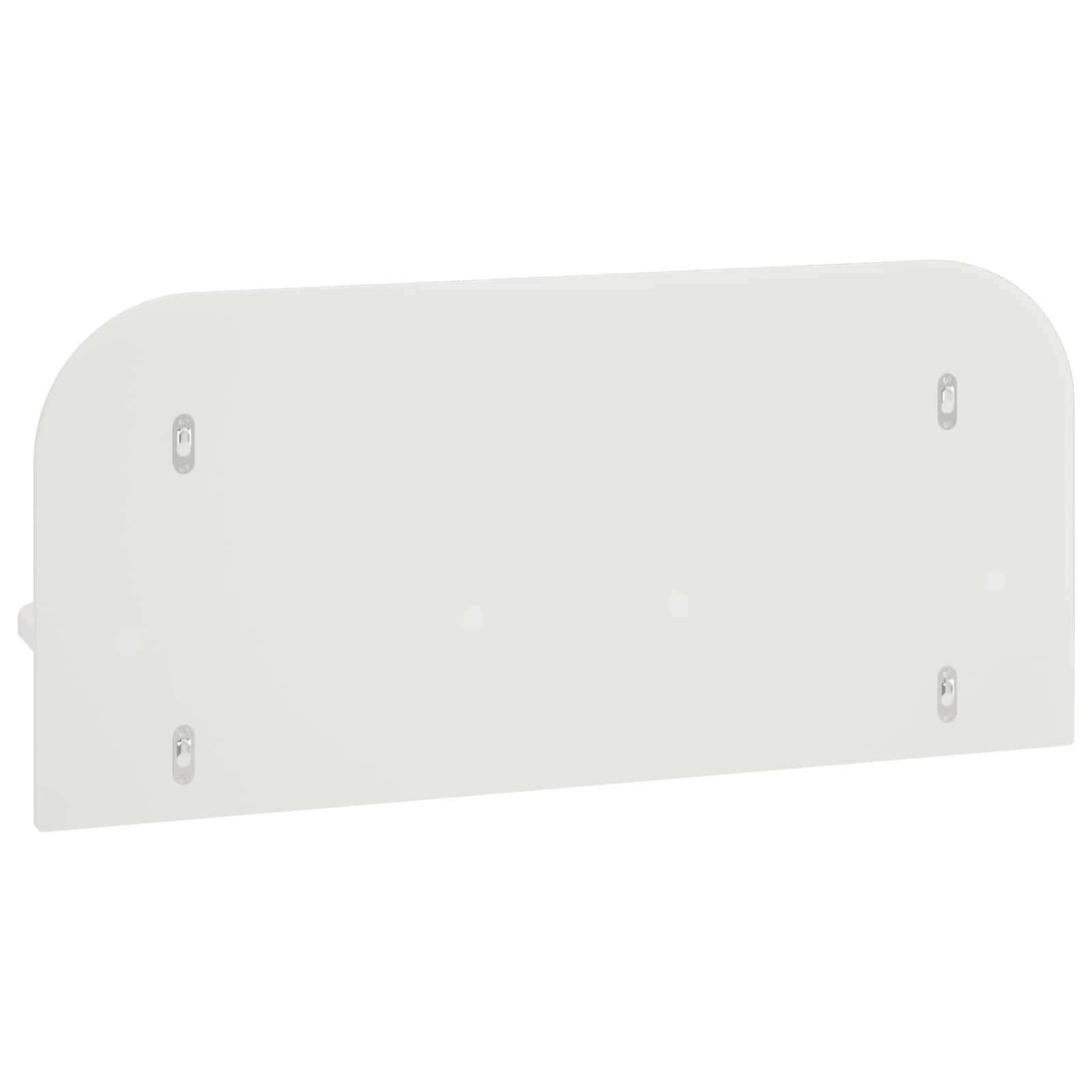 Wall Shelf White Engineered Wood 80.5x13.5x37.5cm