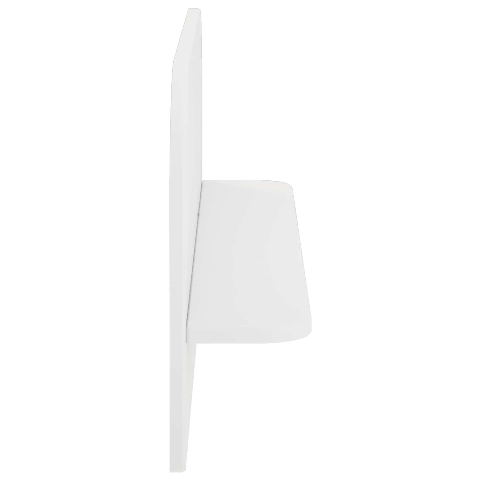 Wall Shelf White Engineered Wood 80.5x13.5x37.5cm