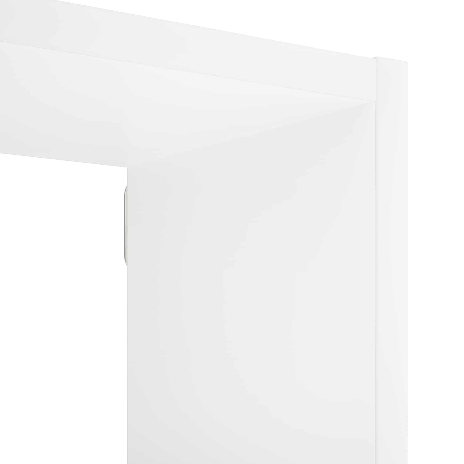 Wall Shelf White Modern 72x17x55.5cm