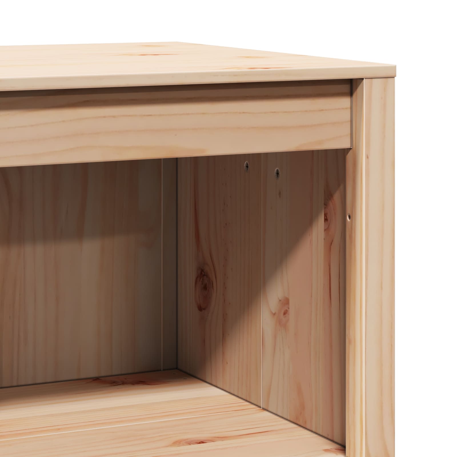 Outdoor Kitchen Cabinet Natural Wood 55x55x92cm