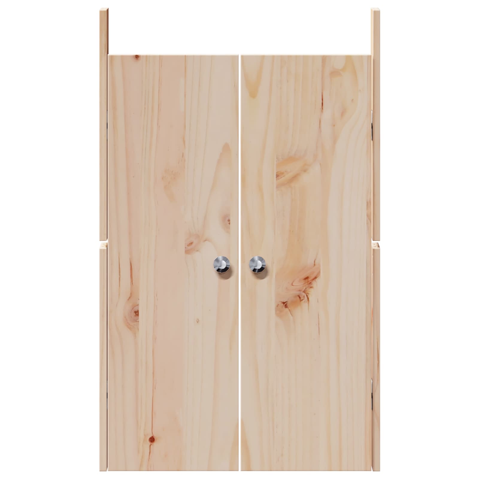 Outdoor Kitchen Cabinet Natural Wood 55x55x92cm