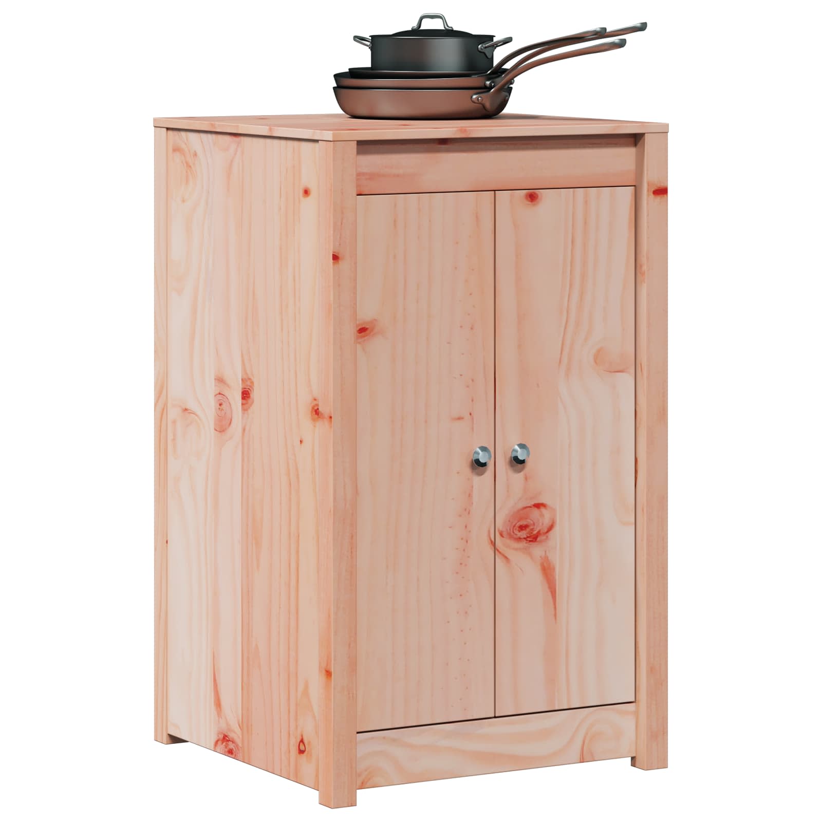 Outdoor Kitchen Cabinet White 55x55x92cm