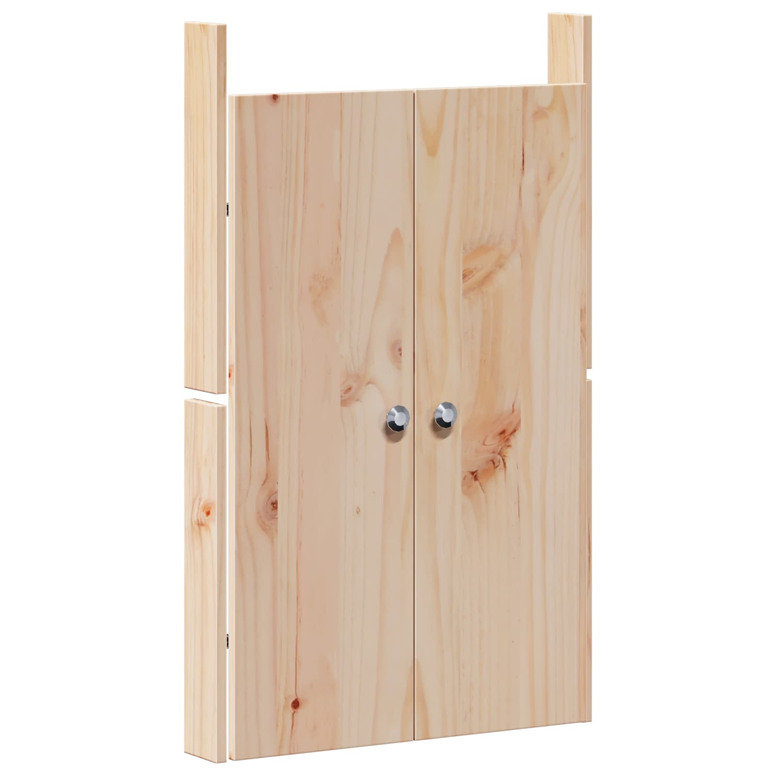 Outdoor Kitchen Cabinet Natural Wood 106x55x92cm