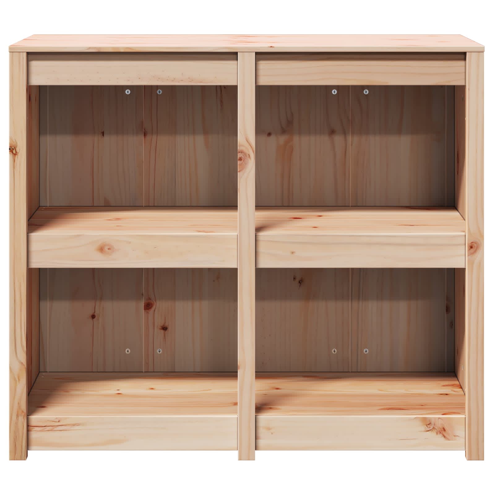 Outdoor Kitchen Cabinet Natural Wood 106x55x92cm