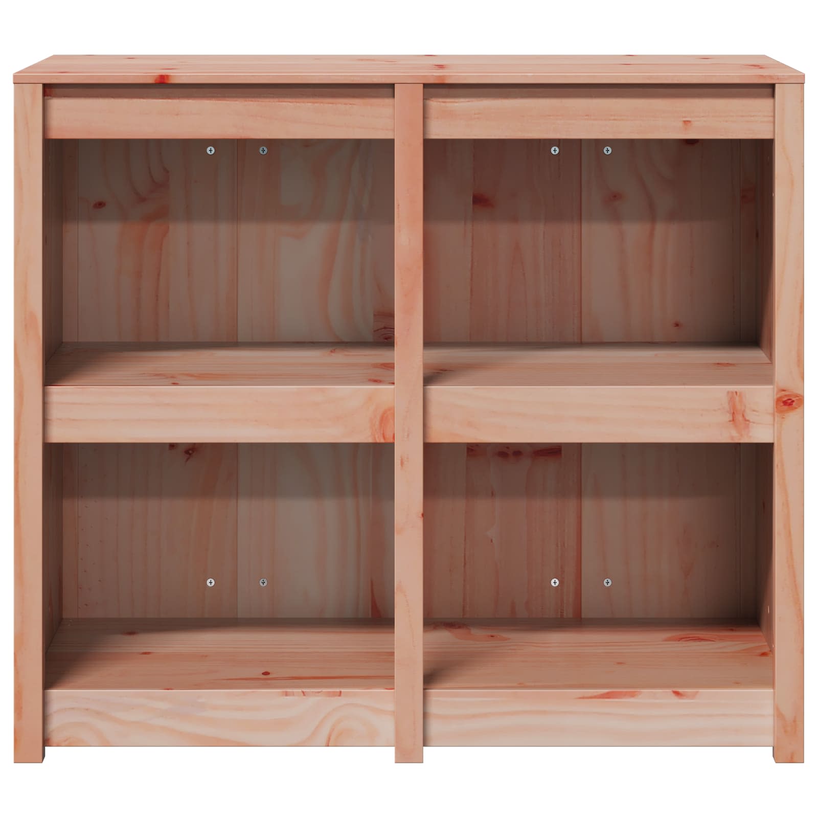 Outdoor Kitchen Cabinet White Solid Wood 106x55x92cm