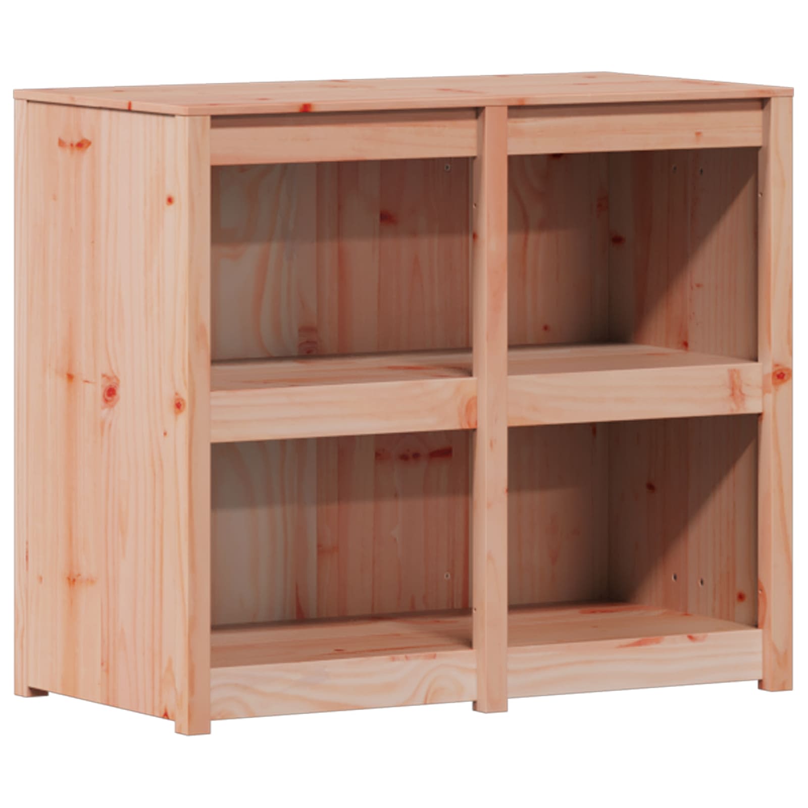 Outdoor Kitchen Cabinet Natural Wood 102.5x47cm