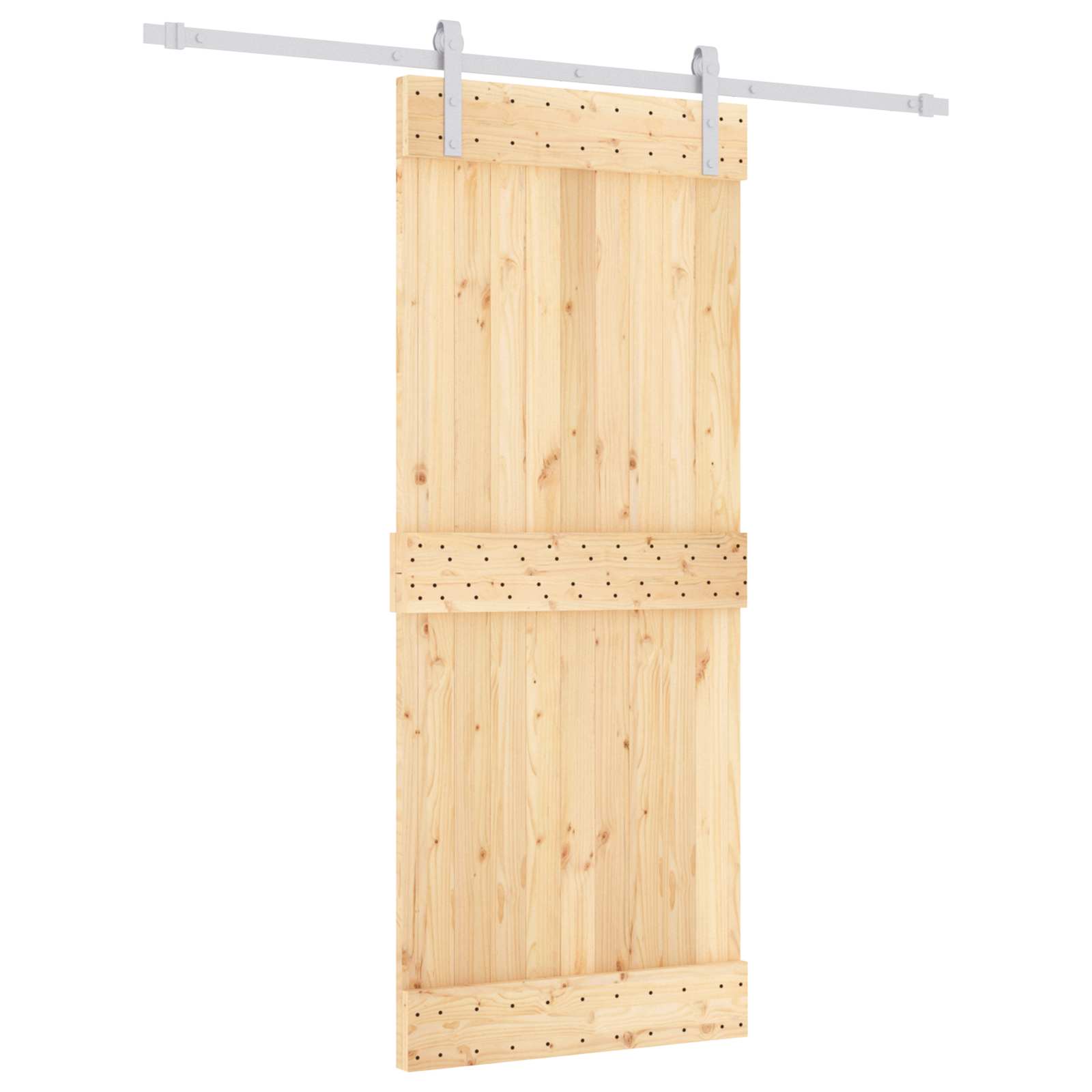 Sliding Door Natural Wood Compact 85x210cm