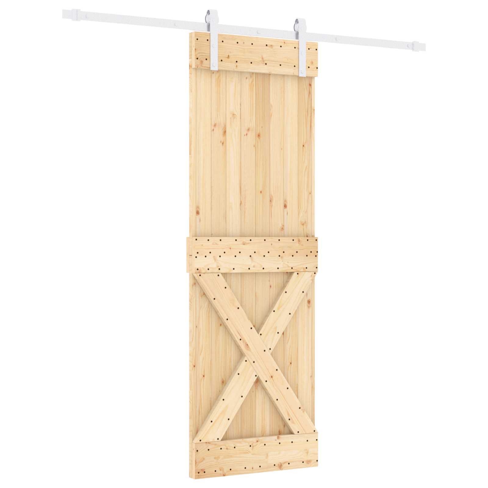 Sliding Door Natural Wood Compact 70x210cm