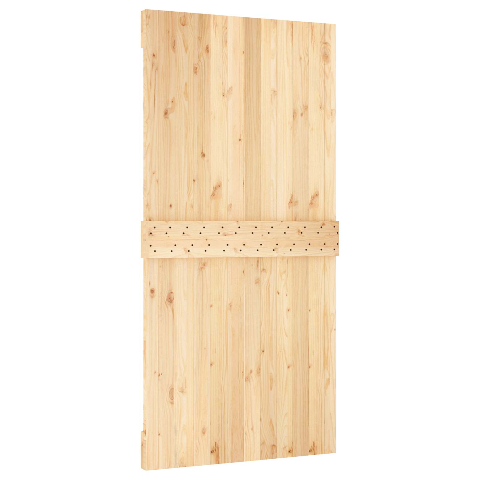 Sliding Door Natural Solid Pine 100x210cm