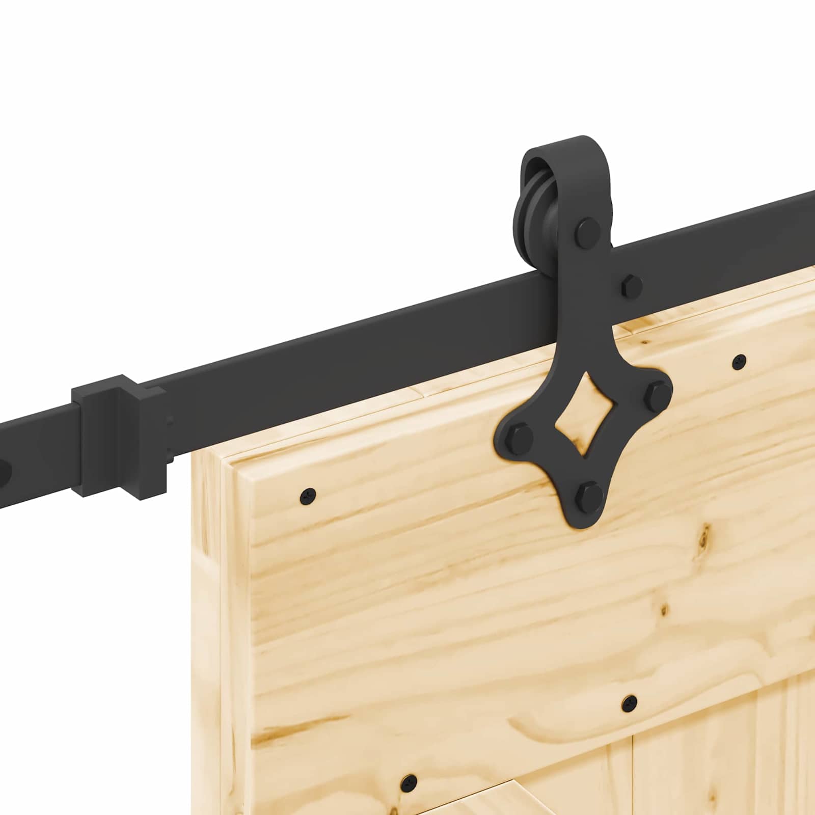 Sliding Door Pine Steel 85x210cm | Simpledeals