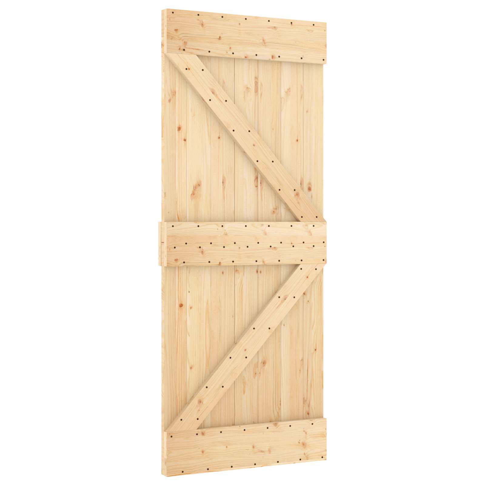 Sliding Door Pine Steel 85x210cm | Simpledeals