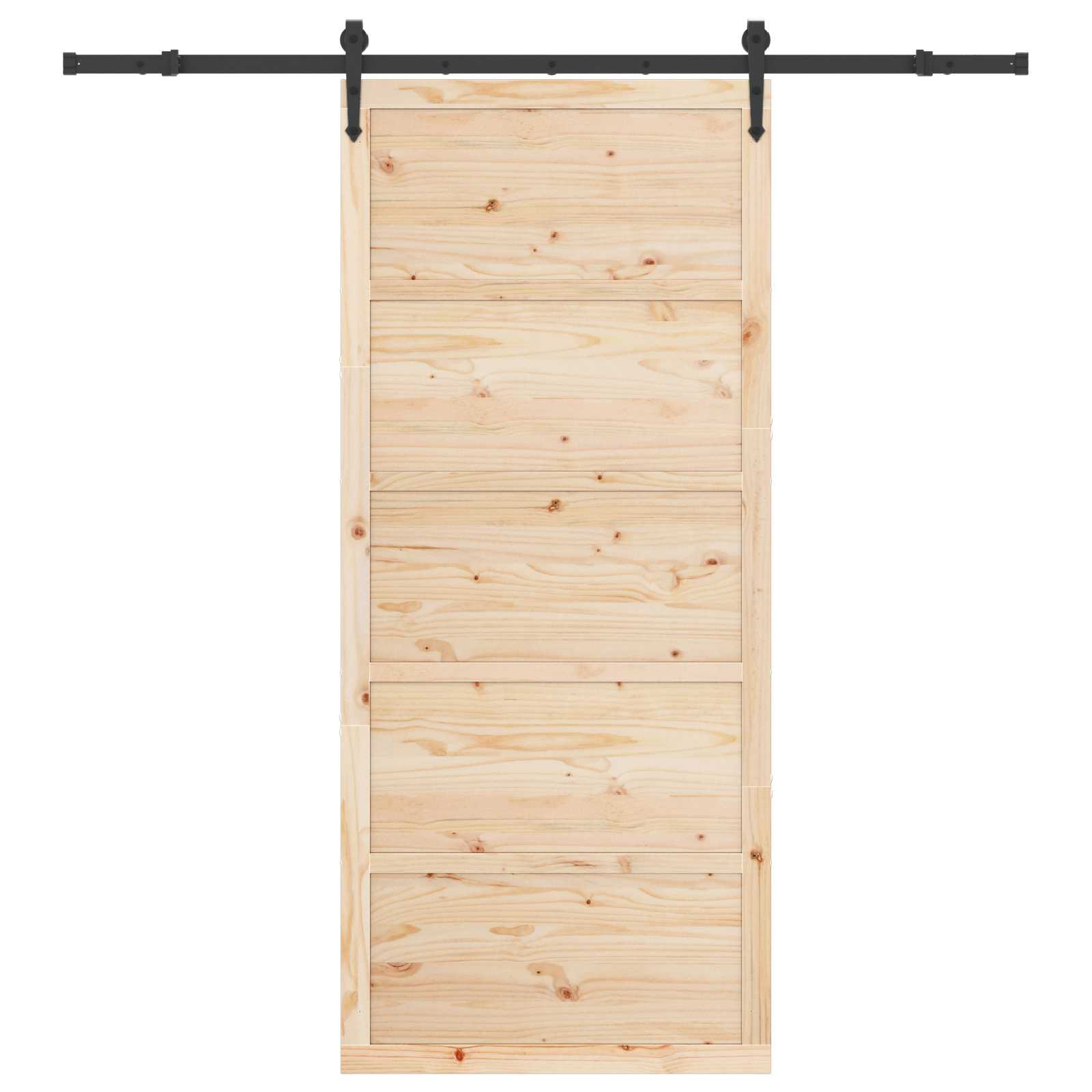 Solid Pine Sliding Door 100x208cm | Simpledeals