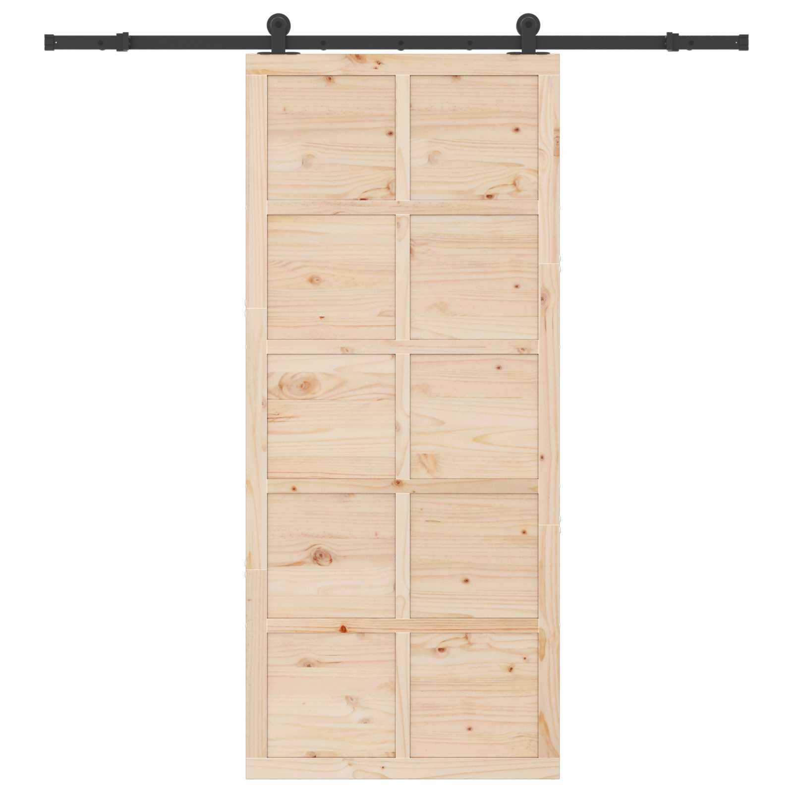 Solid Pine Sliding Door 90x208cm | Simpledeals