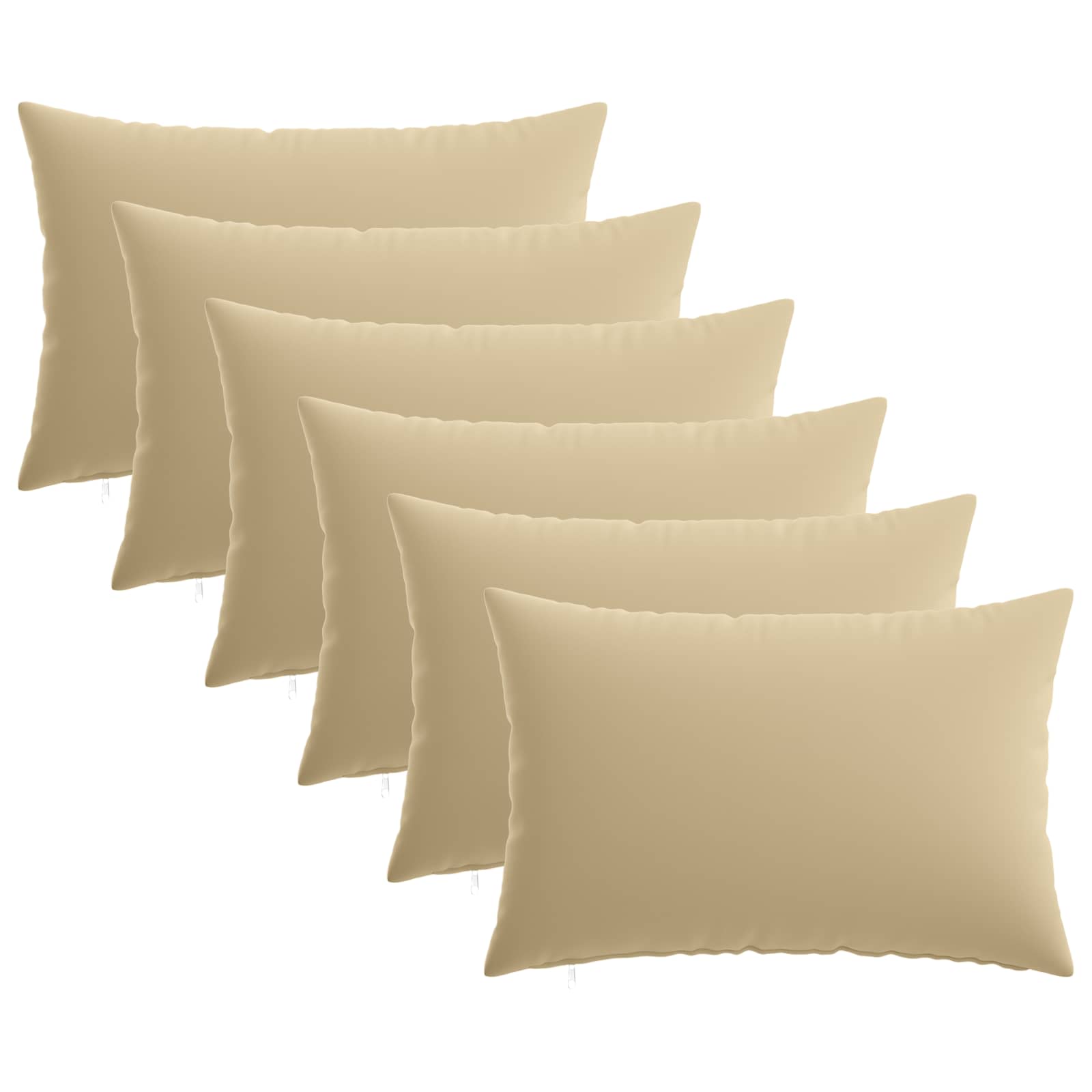 Beige Outdoor Cushion Set 30x50cm