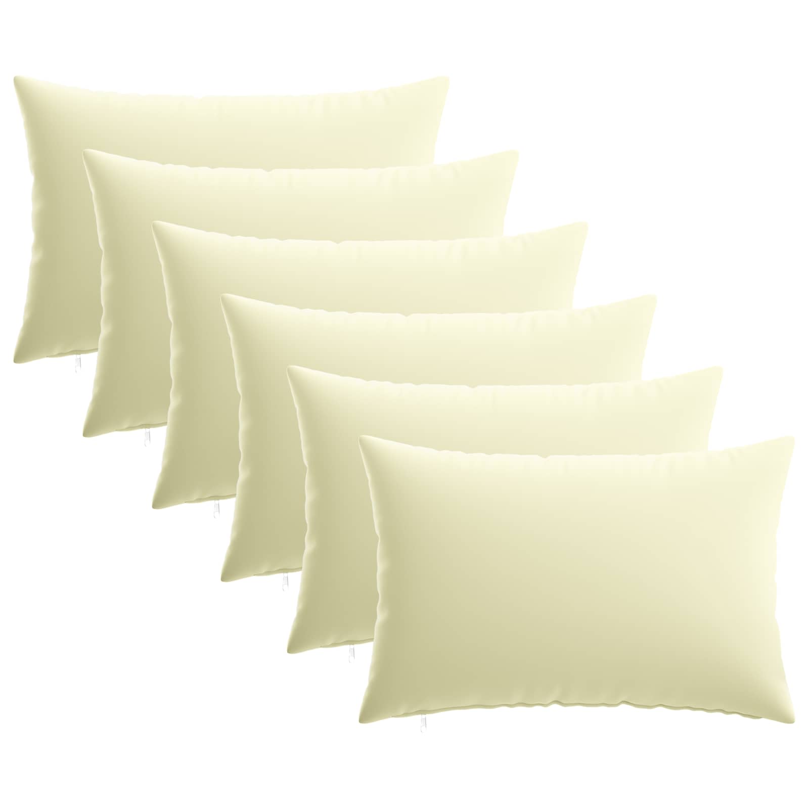 Cream Outdoor Cushion Set 30x50cm