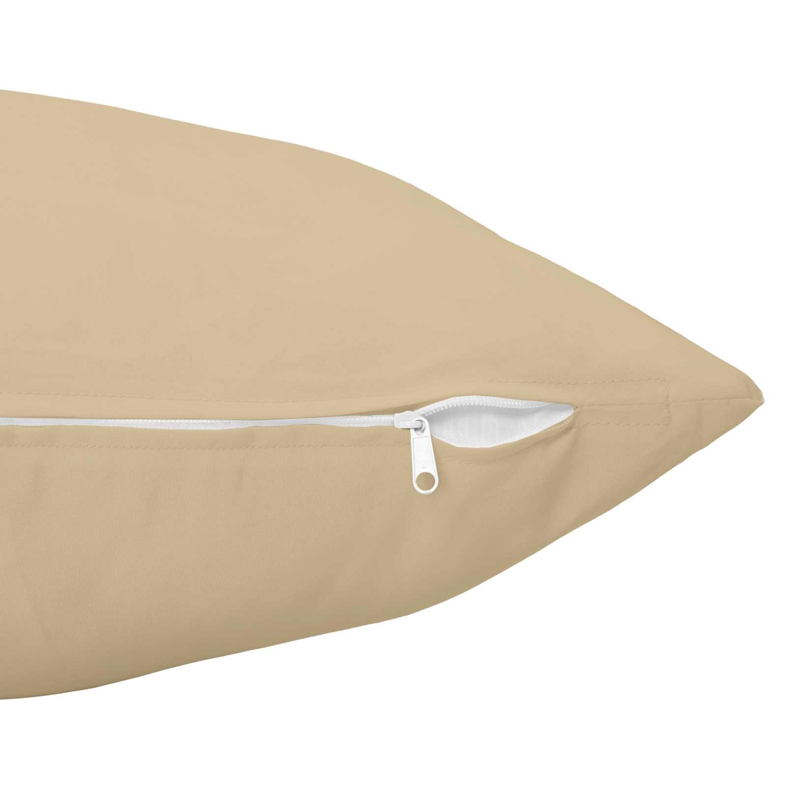 Outdoor Cushion Set Beige Polyester 40x80cm