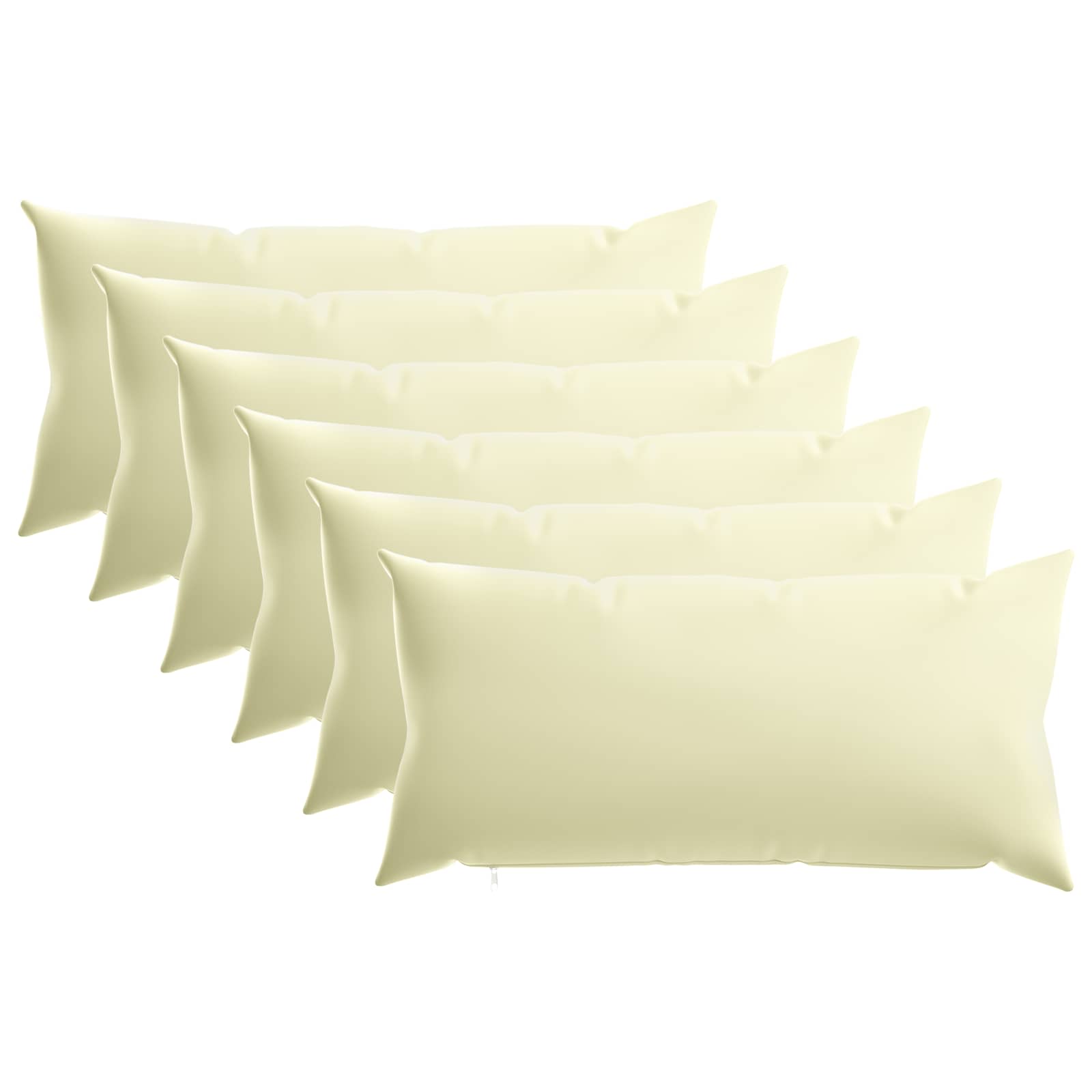 Cream Outdoor Cushion Set 40x80cm