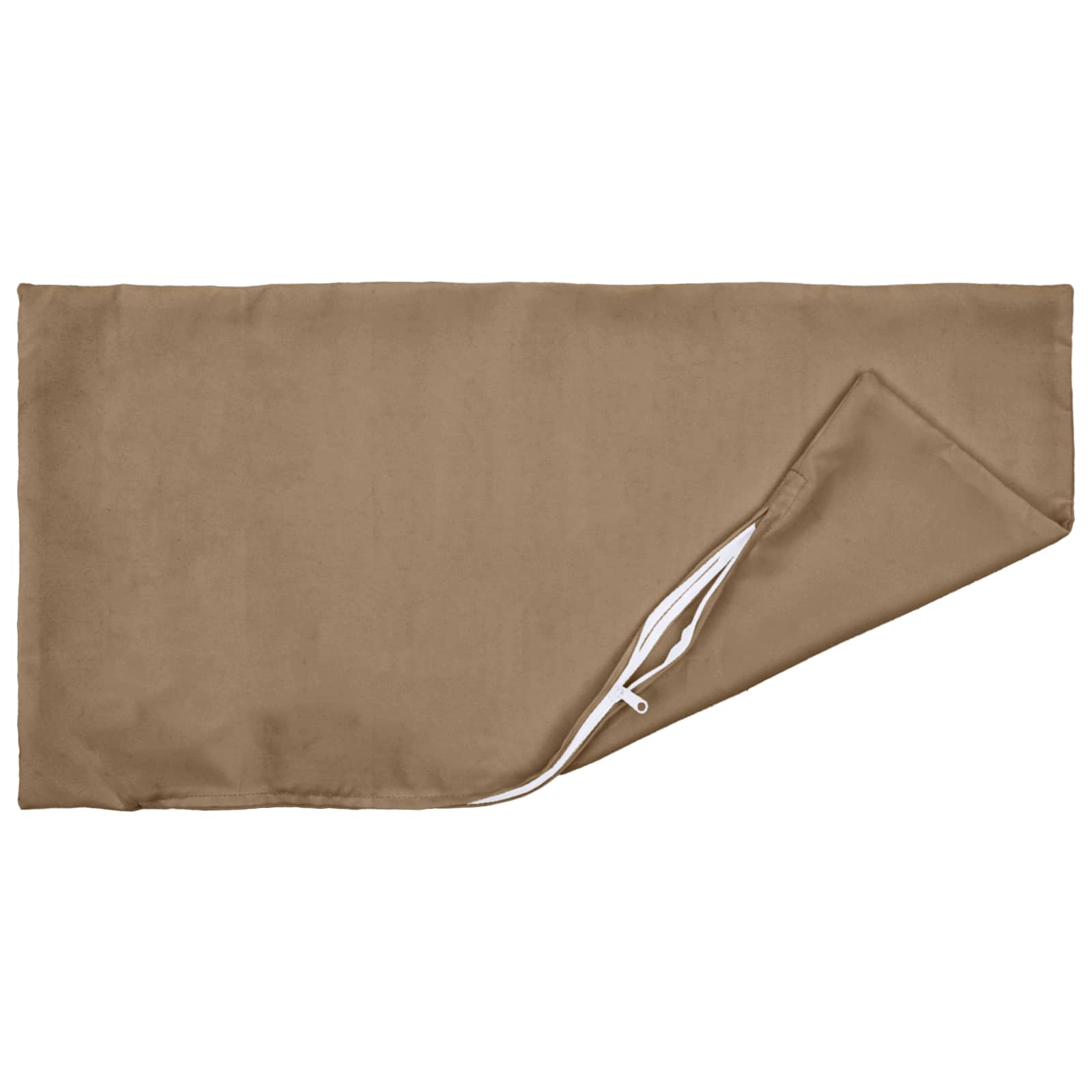 Outdoor Cushion Taupe Polyester 40x80cm