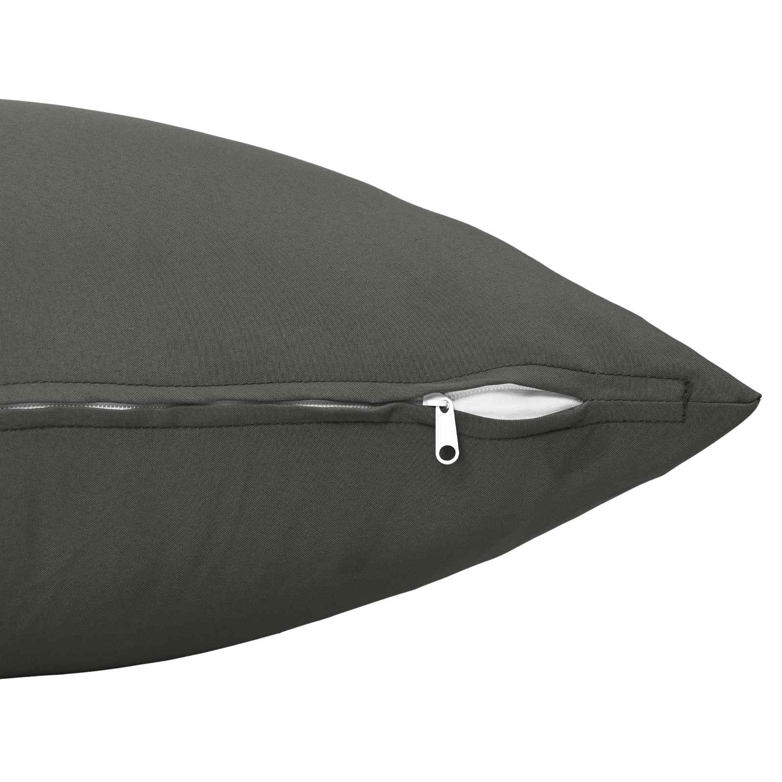 Outdoor Cushion Anthracite Polyester 40x145cm