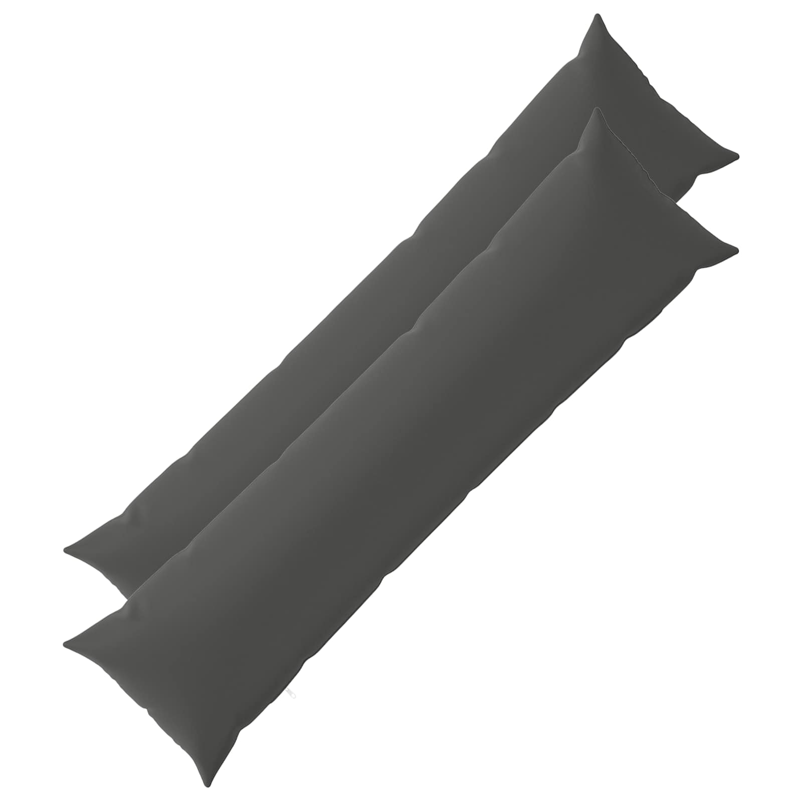 Outdoor Cushion Anthracite Polyester 40x145cm