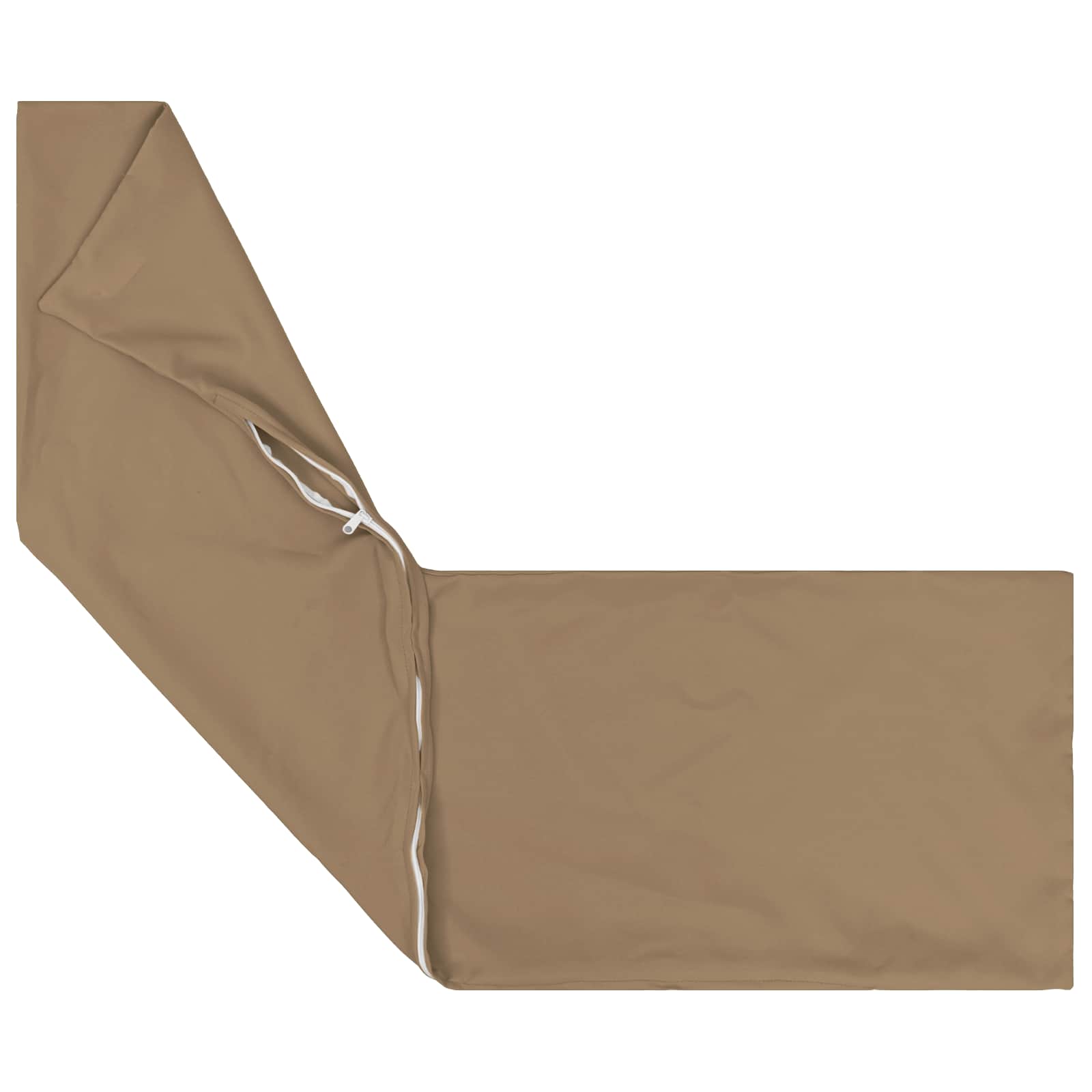 Outdoor Cushion Taupe Polyester 40x145cm
