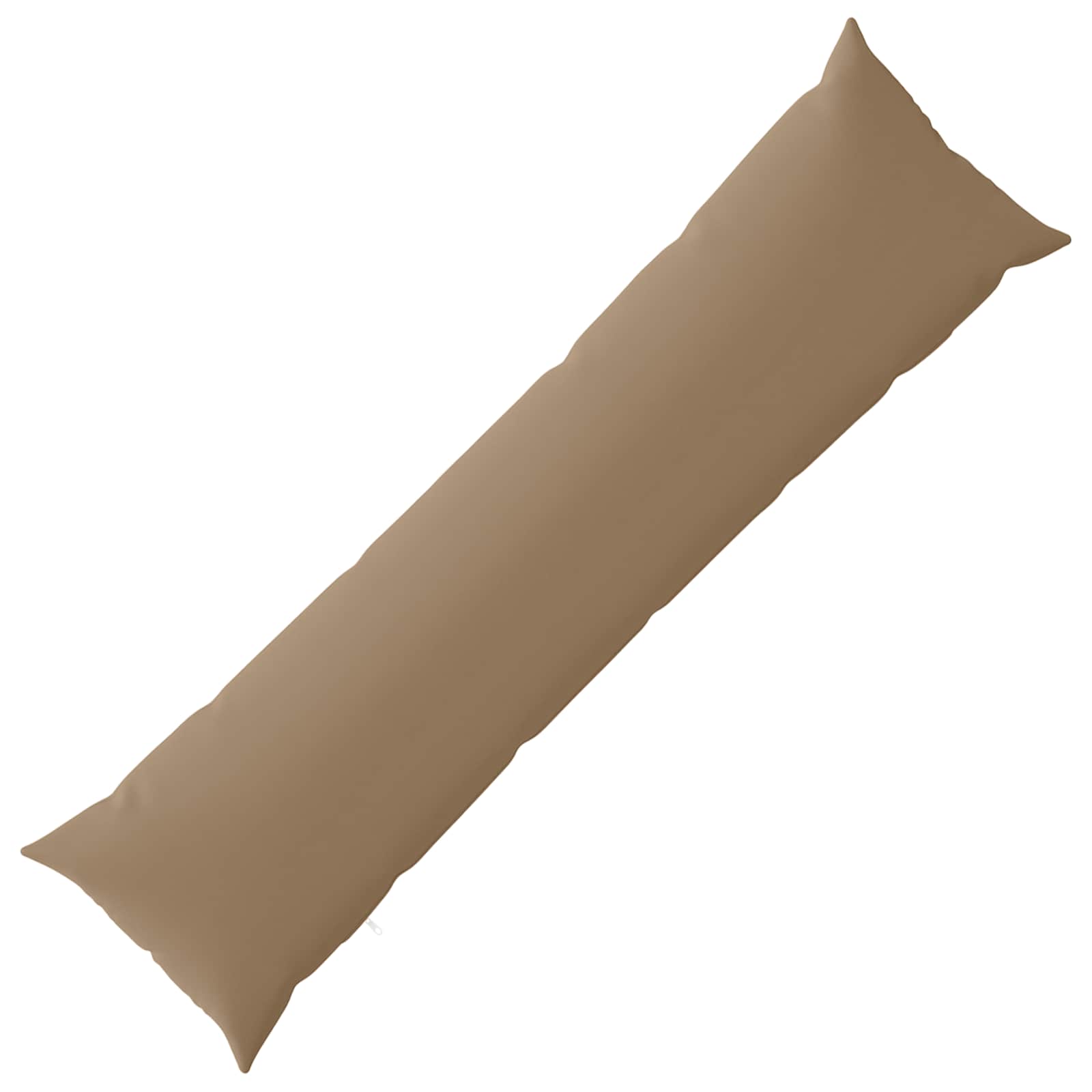 Outdoor Cushion Taupe Polyester 40x145cm