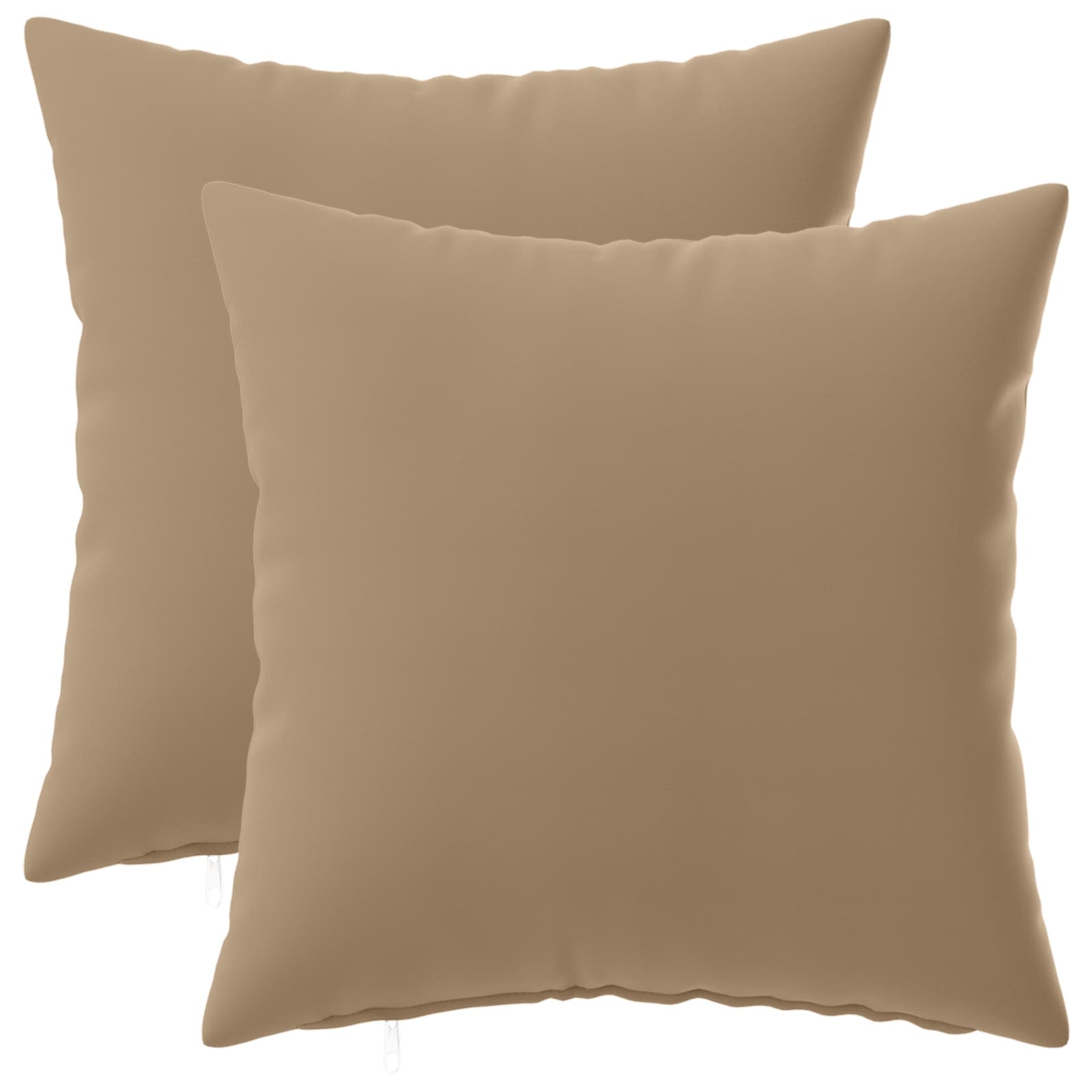 Outdoor Cushion Taupe Polyester 45x45cm