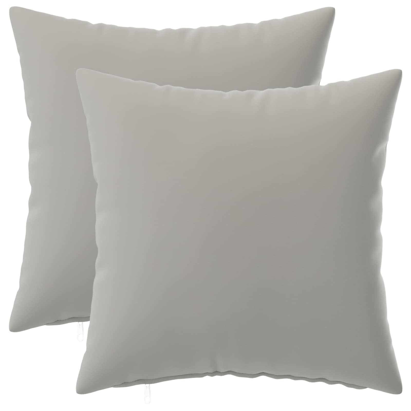 Grey Outdoor Cushion Set 50x50cm