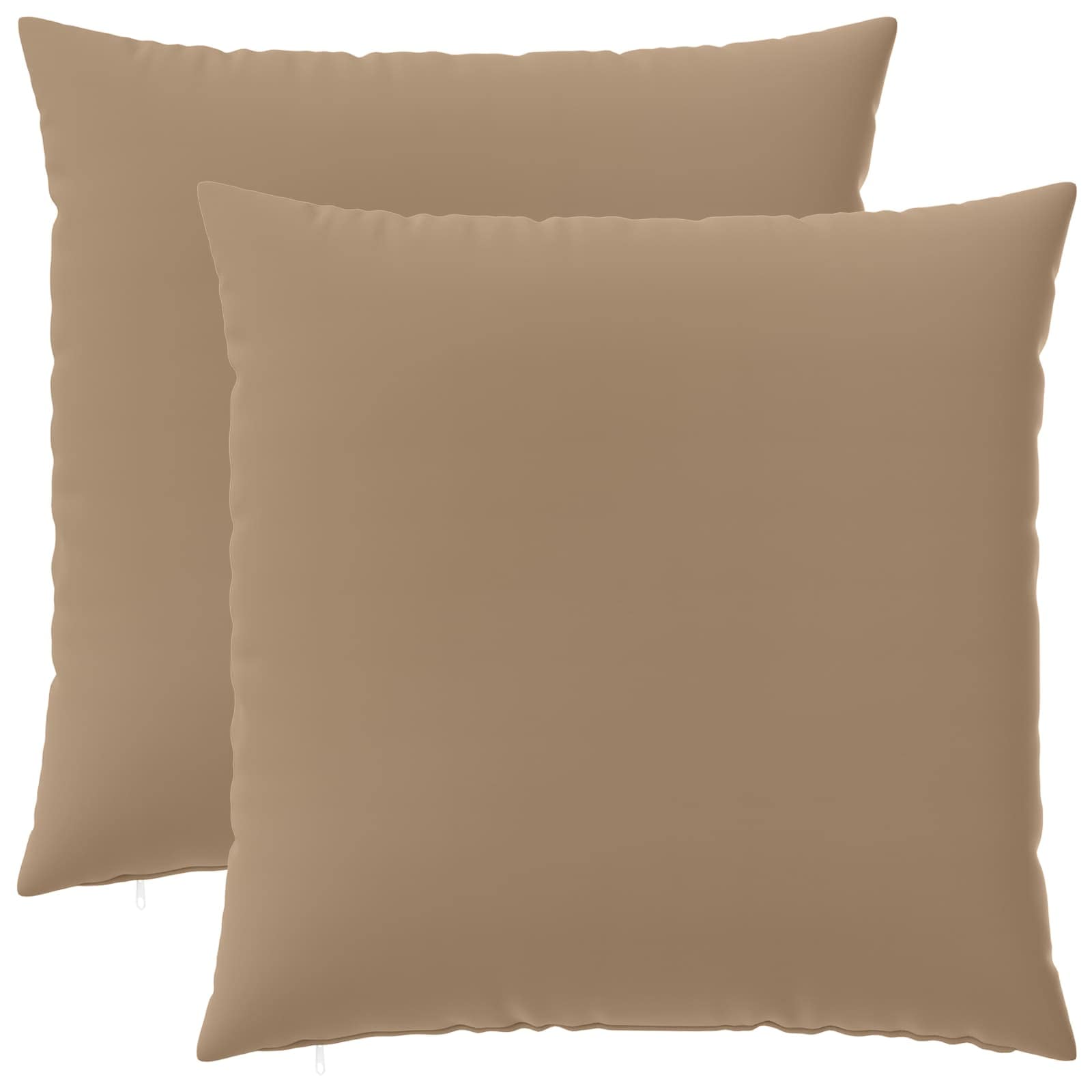 Outdoor Cushion Taupe Polyester 55x55cm