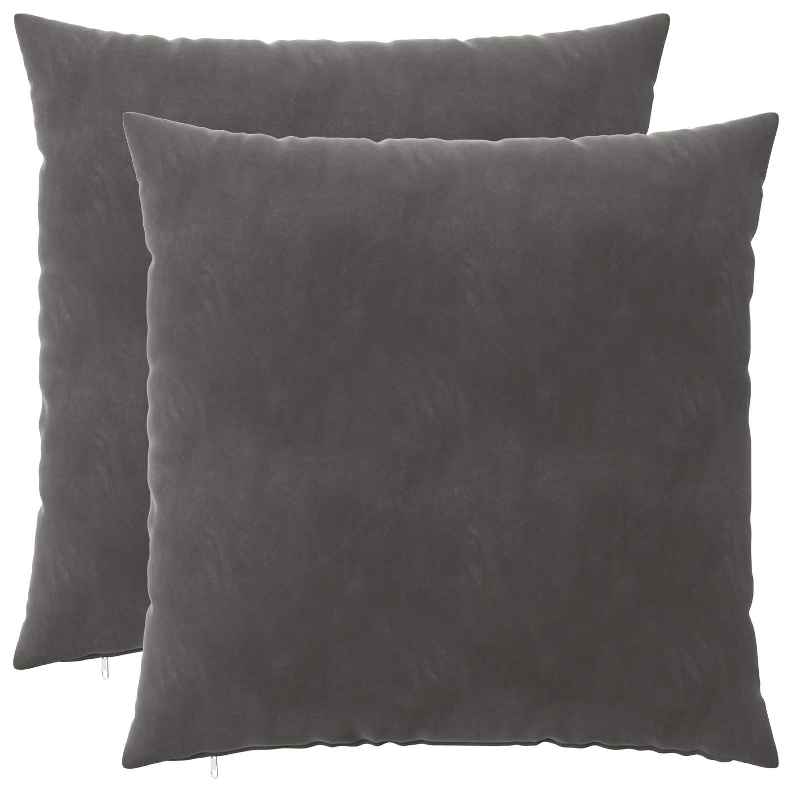 Velvet Cushion Dark Grey 60x60cm